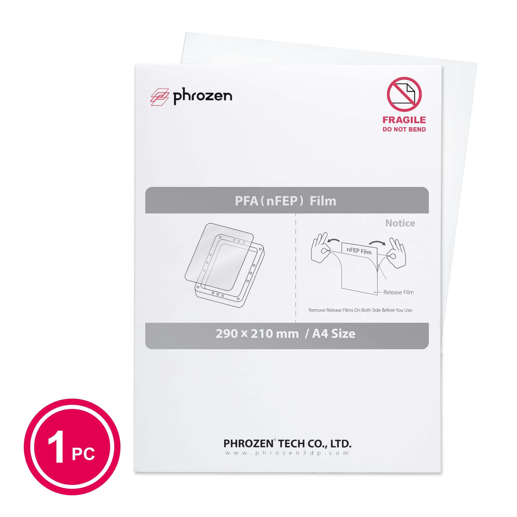 Phrozen 1Pc Pfa (Nfep) Film, For Sonic Mega 8K, Designed To Be Long Lasting While Consistently Print Out Large Scale & Highly De