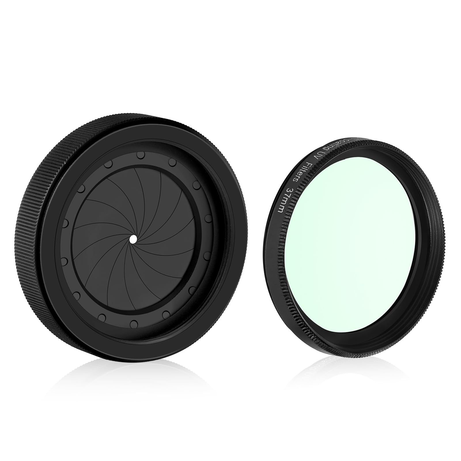Adjustable Iris Aperture Diaphragm Filter Pack M30 To M37 Iris Aperture Diaphragm Adapter Optical Diaphragm 1.5 26Mm Lens Module