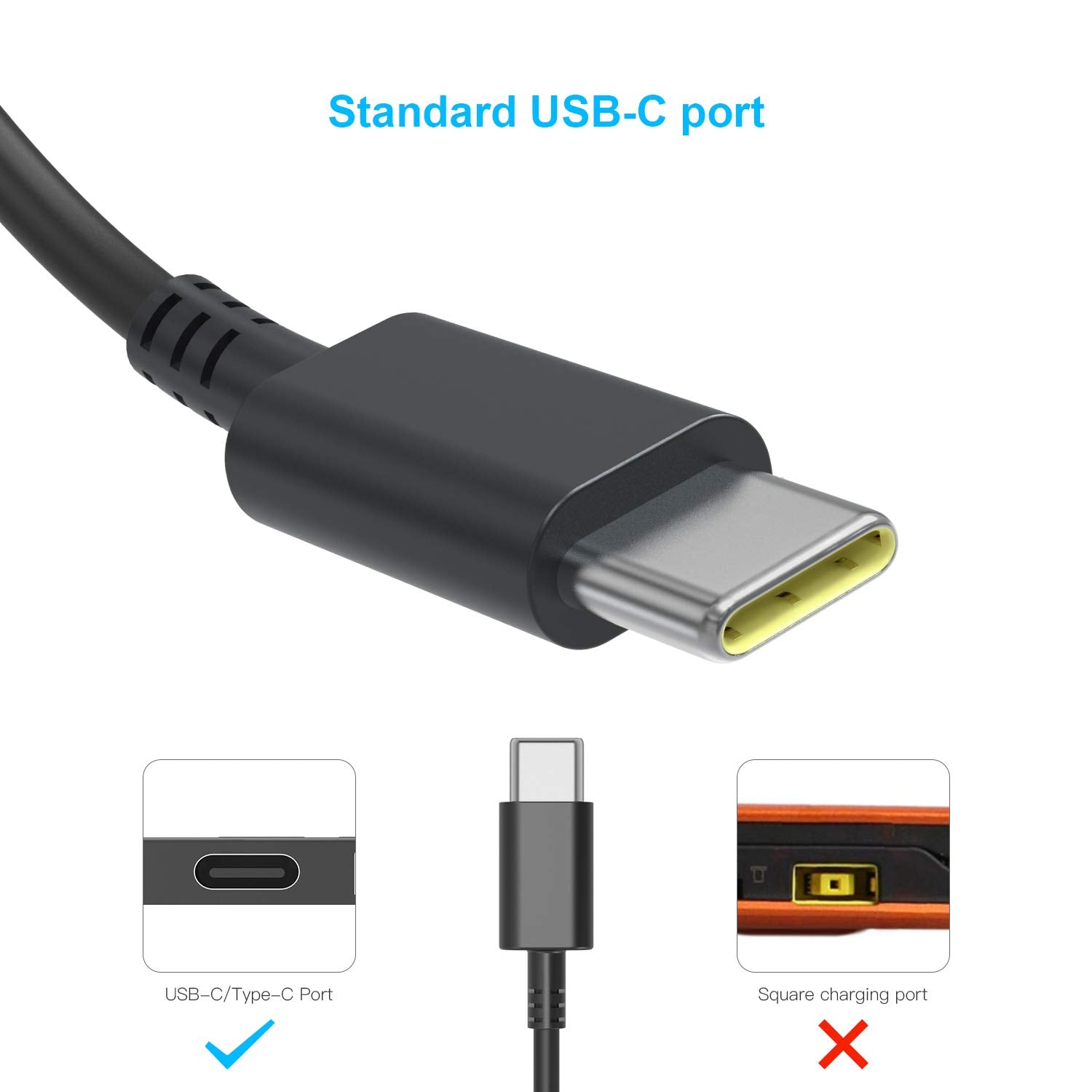 Ayneff 65W Usb C Laptop Charger, Chromebook Charger Compatible With Lenovo Chromebook C330 S330 100E 300E 500E Yoga C930 C940 72