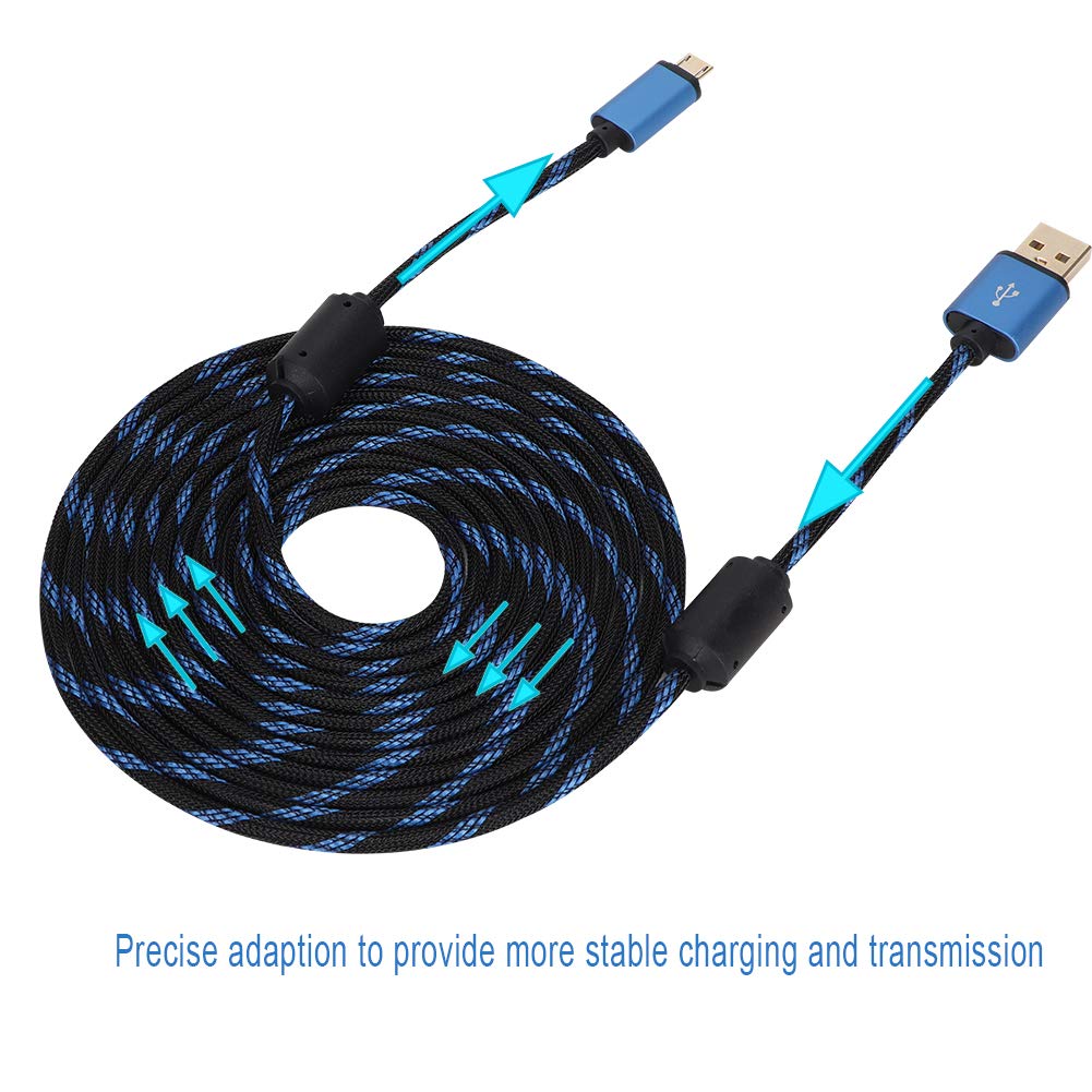 Serounder Heavy Duty Usb Charging Cable For Sony For Ps4 Controller,Etc, Gamepad Charger Cord For Playstation 4