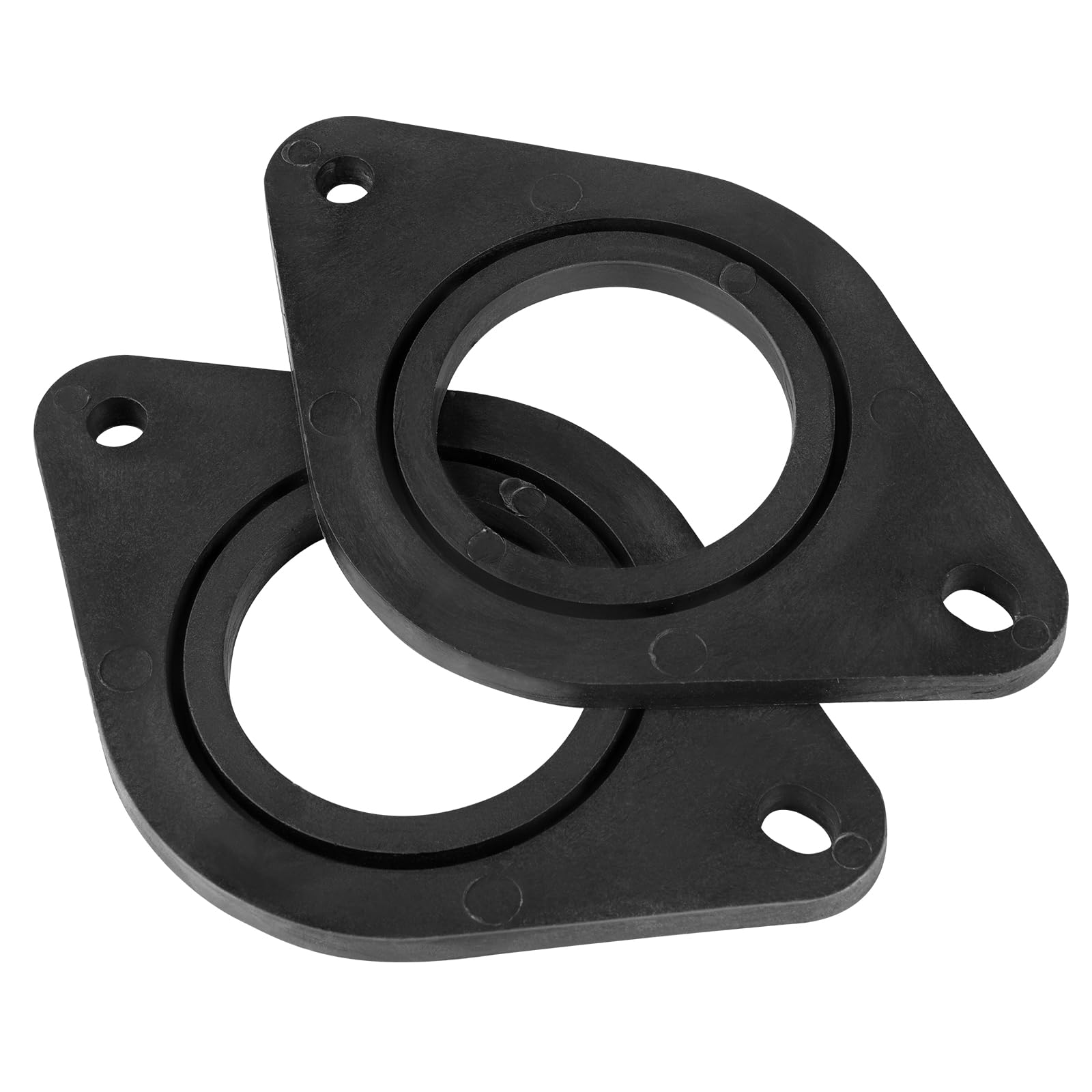 Red Wolf Tweeter Speaker Adapter Spacer Rings 1.5 Inch Cutout For Select Toyota Tacoma 4Runner 2005 2023, Subaru Wrx Forester 2015 2022 Replace Center Dashboard Audio Install Front Dash