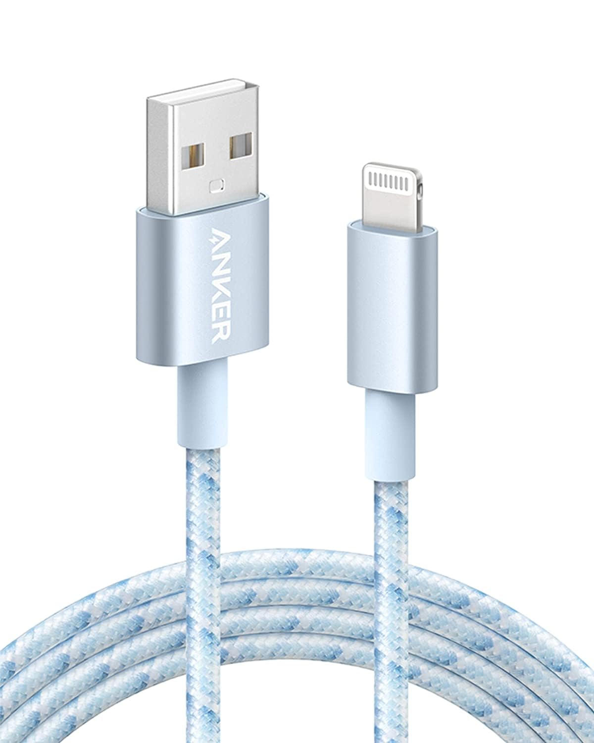 Anker 6Ft Lightning Cable, 331 Cable, Premium Nylon Usb A To Lightning Cord, Mfi Certified For Iphone Chargers, Iphone Se/Xs/Xs 