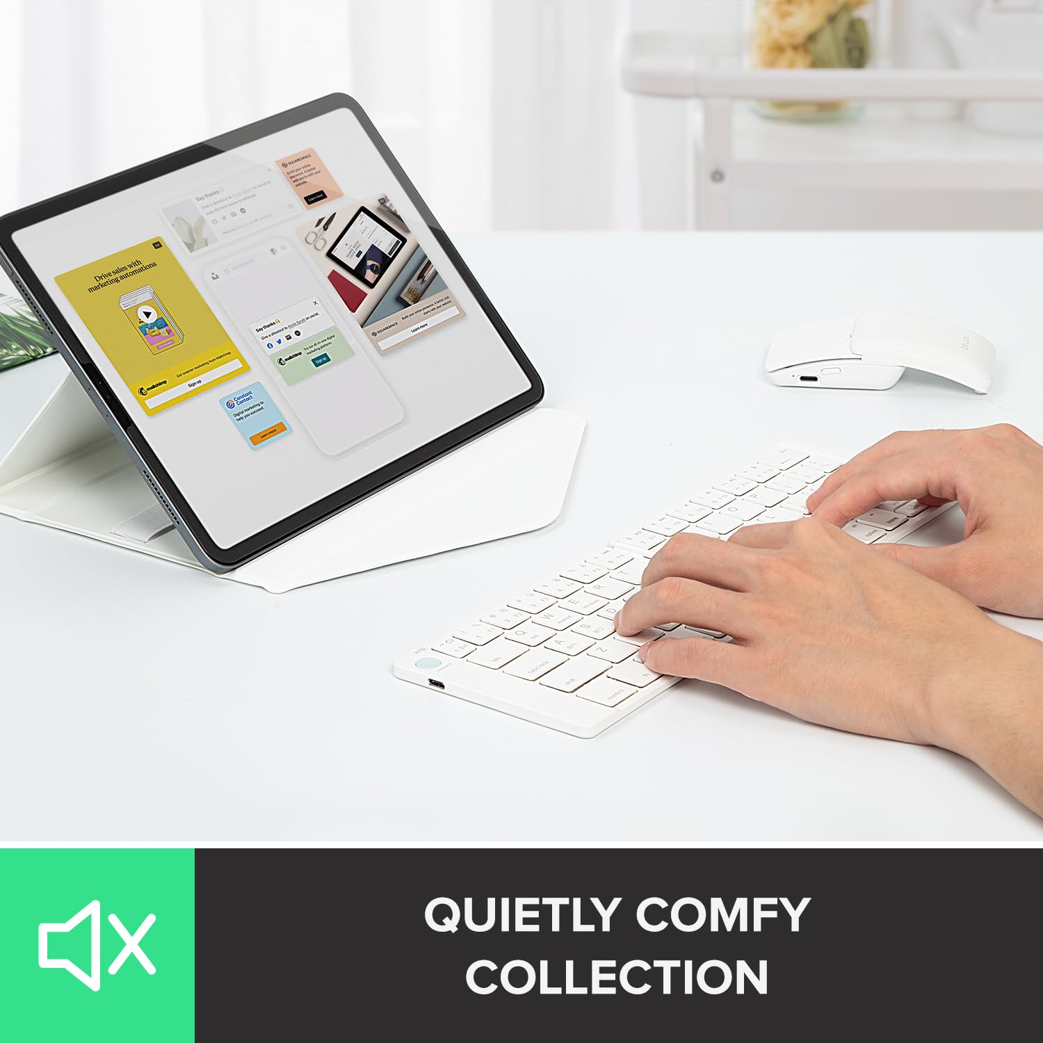 Delux Pockcombo Portable Keyboard And Mouse Wireless With Protective Case, Bluetooth Foldable Keyboard, 2 In 1 Sliding Mini Mous