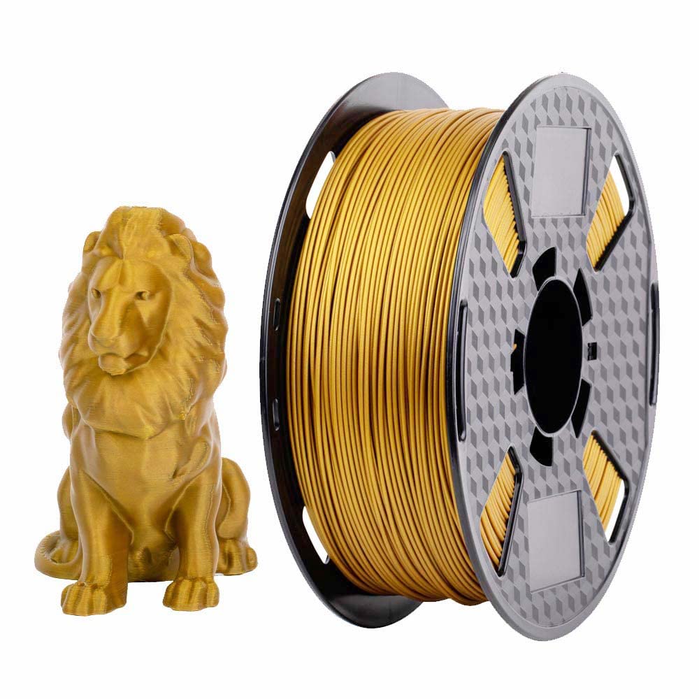Pla Max Pla + Antique Gold Pla Filament 1.75 Mm 3D Printer Filament 1Kg 2.2Lbs Spool 3D Printing Materials Cc3D Pla Max Strength