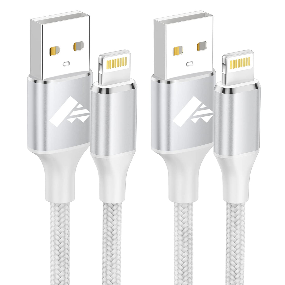 Aioneus 10Ft Iphone Charger, Apple Certified Usb A To Lightning Cable 2Pack, Extra Long Iphone Charger Cord Nylon Braided Fast Charging Cable For Iphone 14 13 12 11 Pro Max Xr Xs 8 7Plus 6 Se 10 Feet