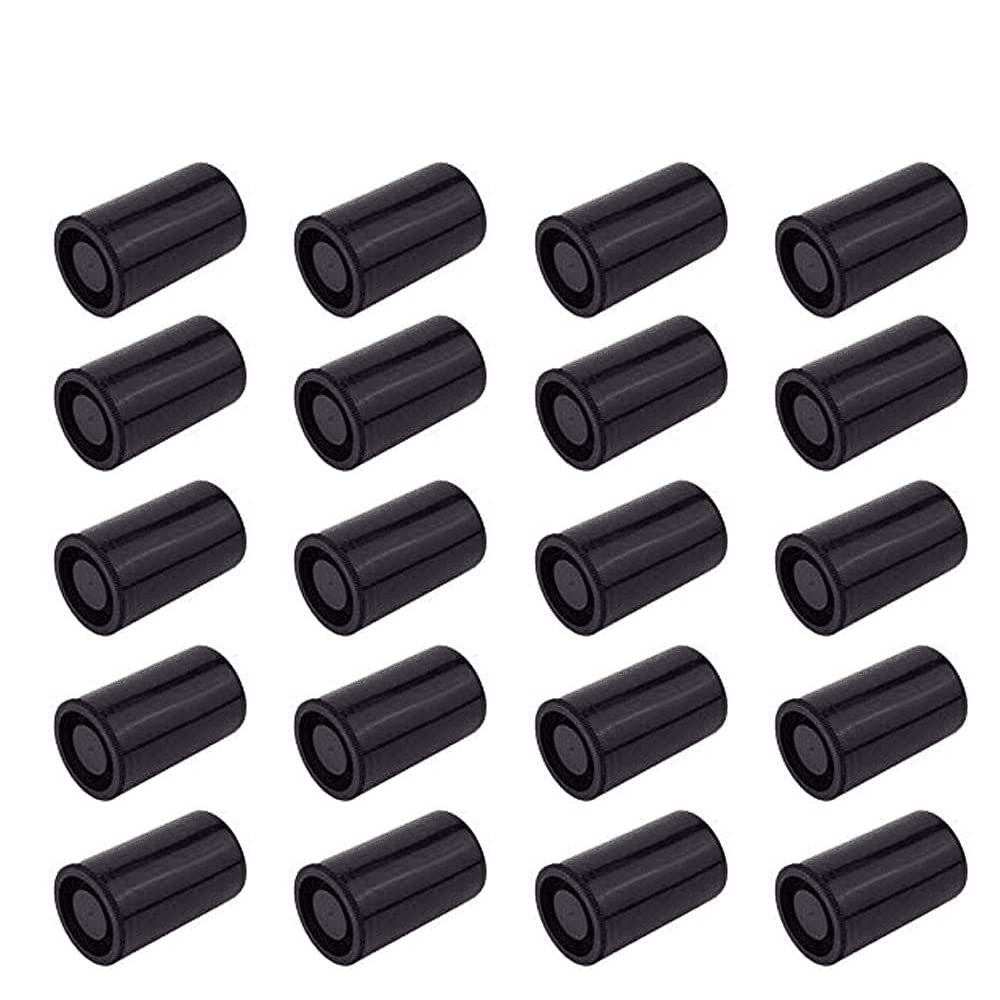 35Mm Caliber Plastic Film Canisters  20Pcs(Black )
