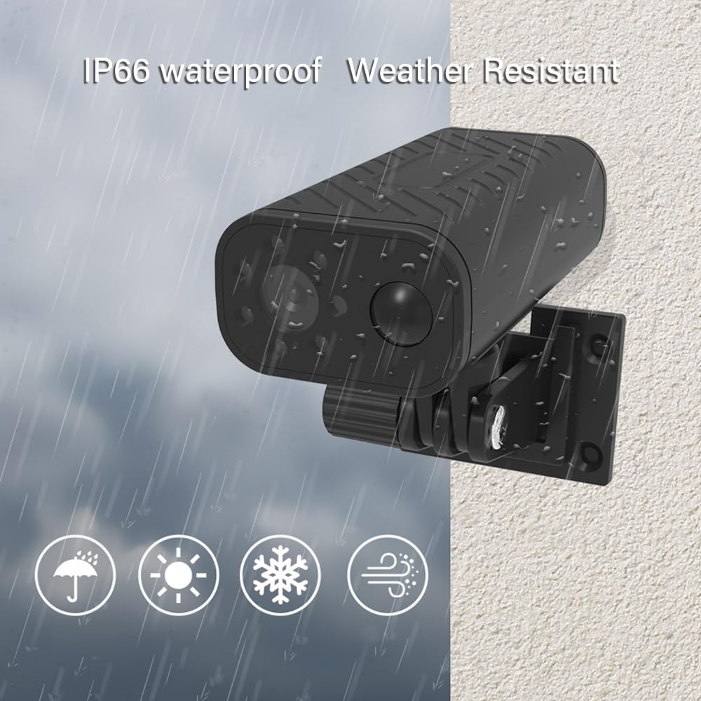 Pnzeo W9 Mini Cameras Home Security Camera Indoor Wireless Wifi Remote View Outdoor Waterproof Smart Camera With Human Body Dete