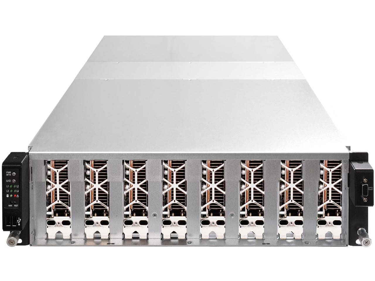 ASROCK SV 3U8G+ 3U E52600V3 V4 DDR4 ECCRDIMM 1200W 3+1 RPS Brown Box