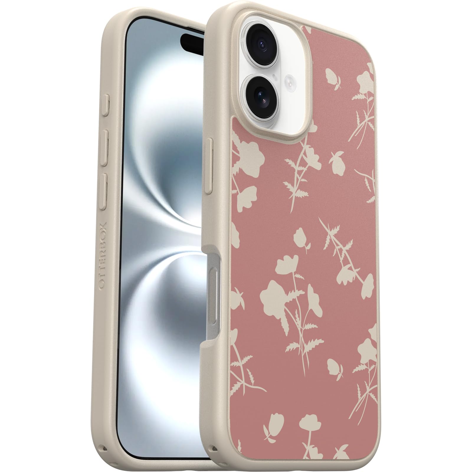Otterbox Iphone 16 Symmetry Series Case   Pink Petals