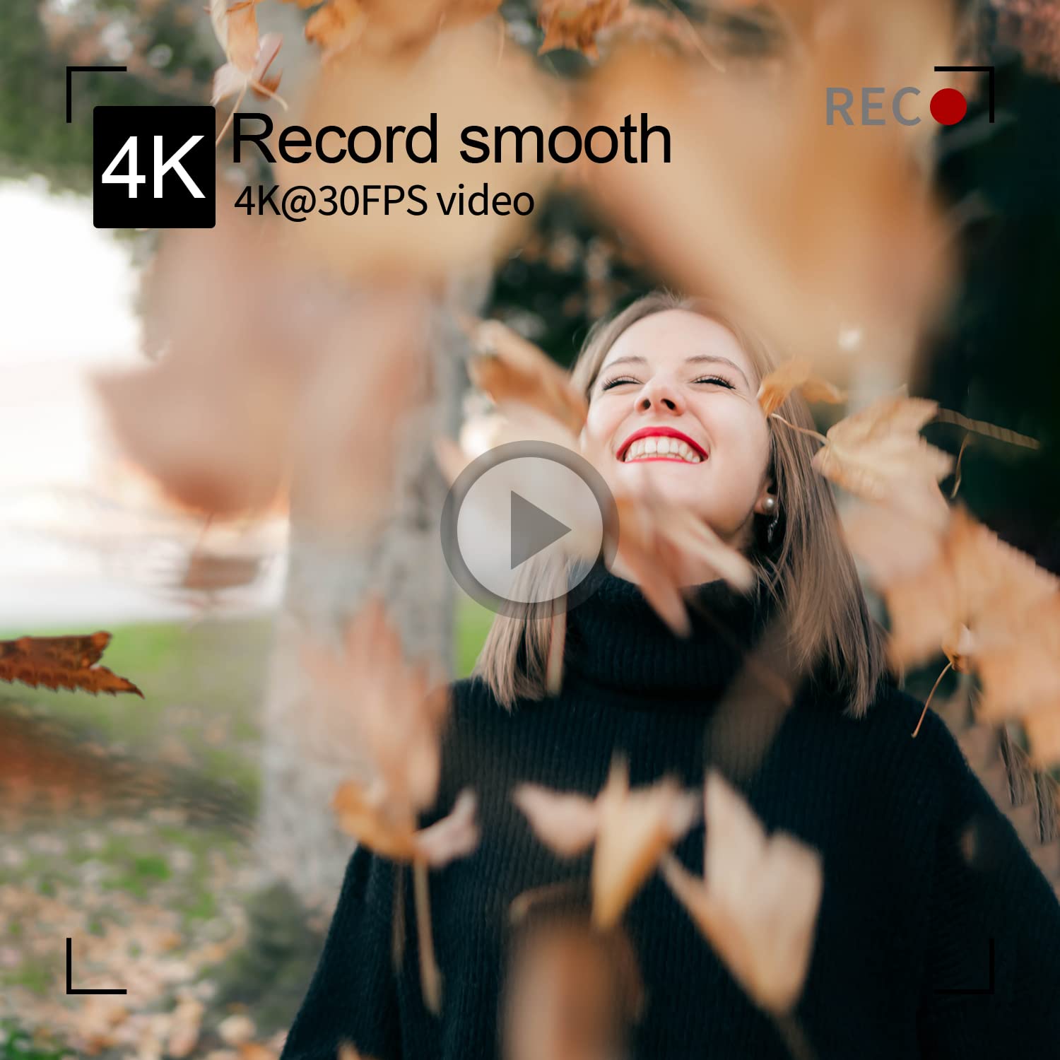 2024 Upgrade 4K 56Mp Digital Camera For Photography Nikicam Vlogging Camera For Youtube With 180 Flip Screen, Wifi,16X Digital Z