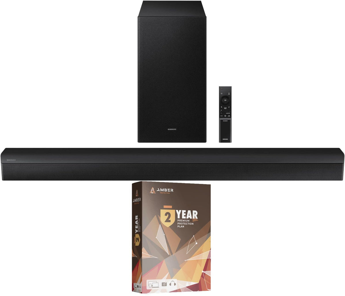 Samsung Hw B550D 3.1Ch Soundbar And Subwoofer With Dolby 5.1Ch And 2 Year Amber Protection Plan (2024)