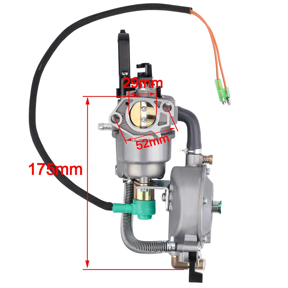 Hipa Gx390 188F Generator Dual Fuel Carburetor Lpg Cng Conversion Kit 4.5 5.5Kw Manual Choke