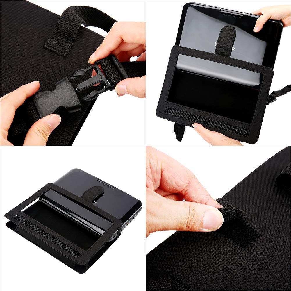 Yoohoo Tablet Car Headrest Mount Holder For 10''   10.5'' Tablet And Portable Dvd Player(10 Inch)