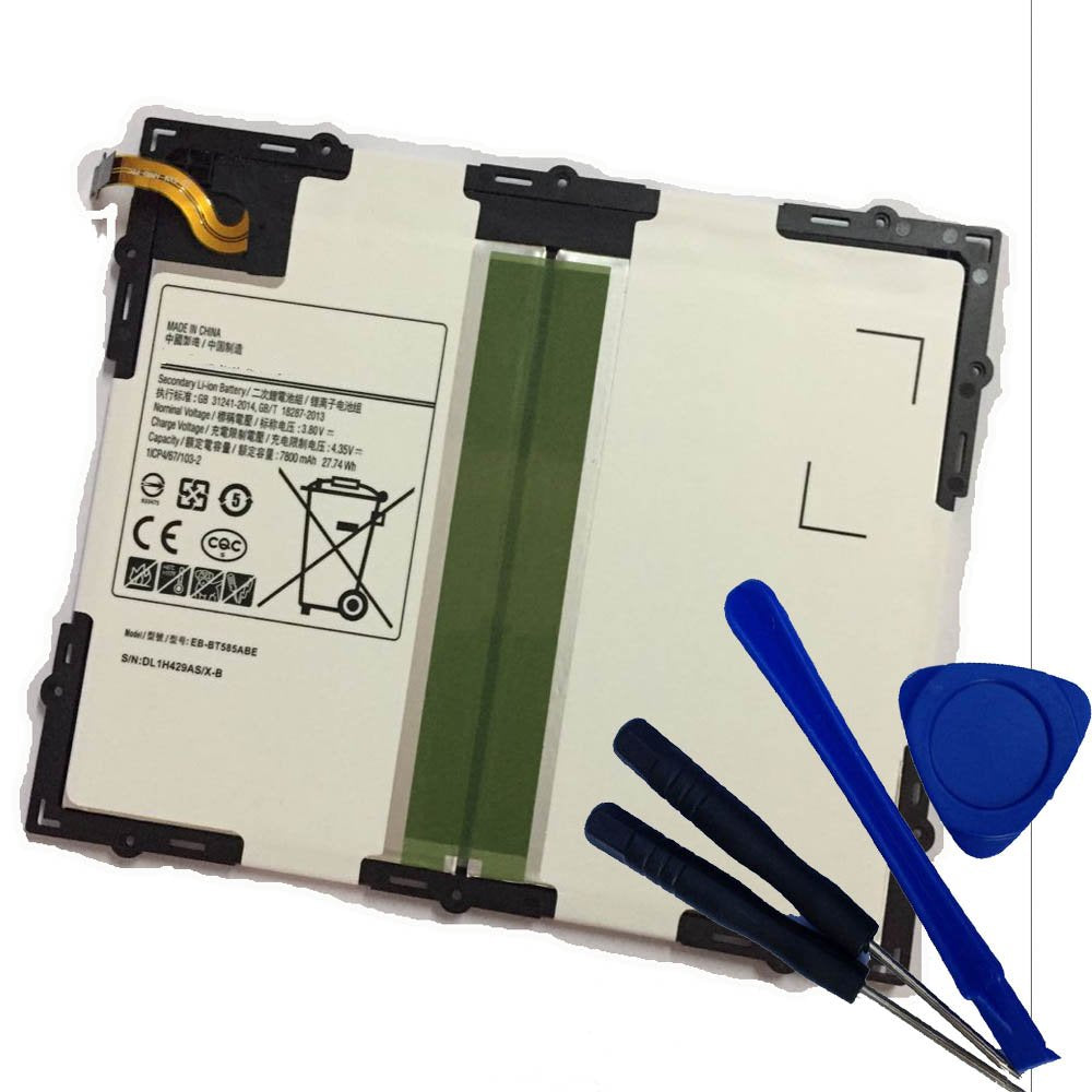 powerforlaptop Replace Battery + Repair Tools for Samsung SM-P580,SM-P585M,SM-T580,SM-T585,SM-T587,SM-T587P,EB-BT585ABA Galaxy T