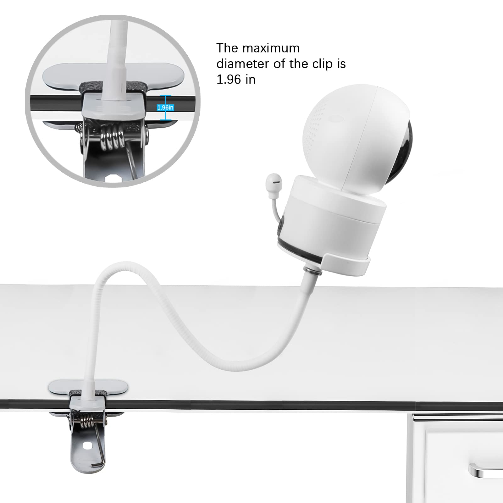 Koroao Clip Mount For Vtech Vm5463/Rm5764Hd/ Rm5764 2Hd/ Rm5864Hd /Rm5864 2Hd /Rm7764Hd/ Rm7764 2Hd/Bm3800/Bm4700/ Bm5600/ Bm570