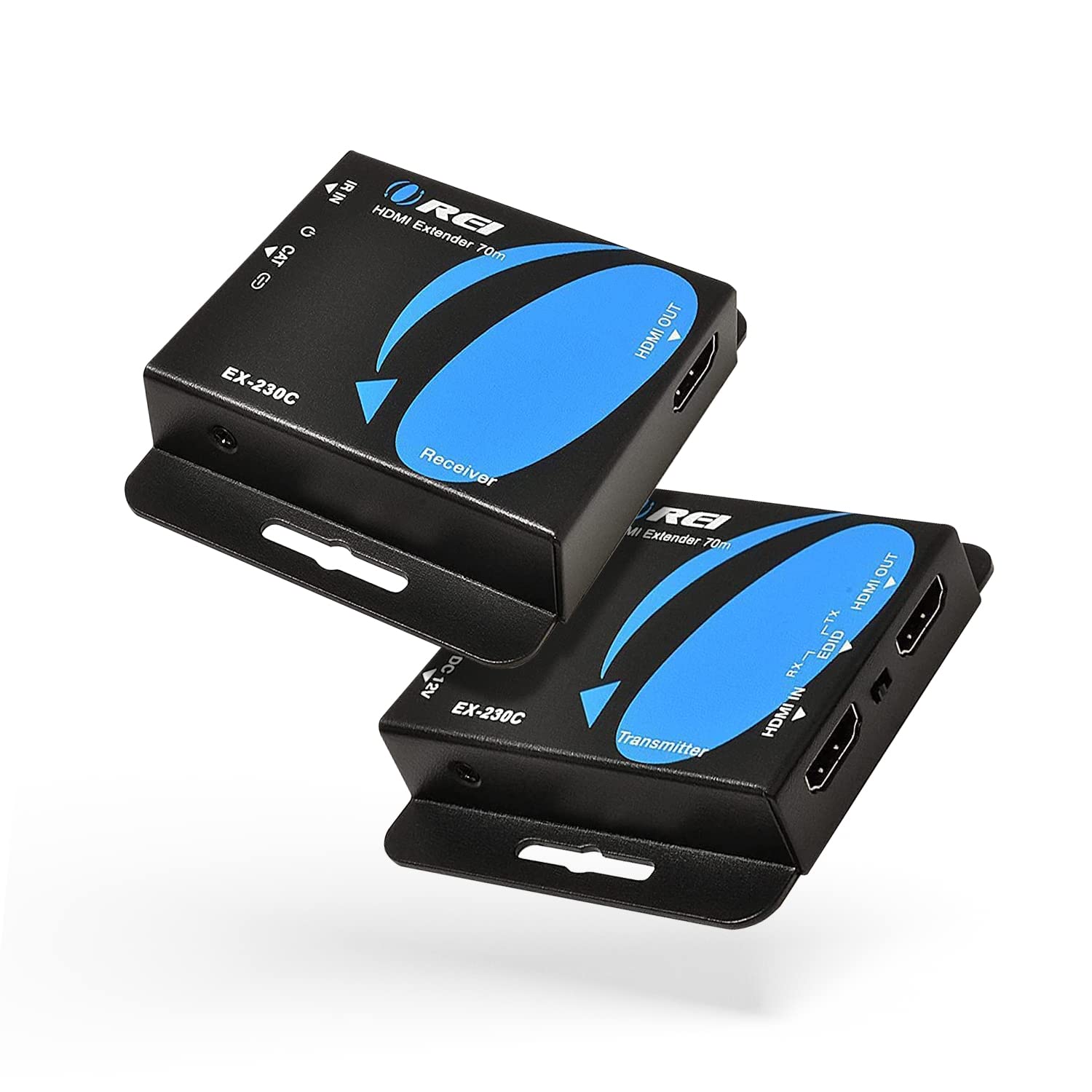 Orei Hdmi Extender Over Cat6/7 Ethernet, 4K@30Hz Up To 130 Ft & 1080P Up To 230 Ft With Ir   Ex 230Pro