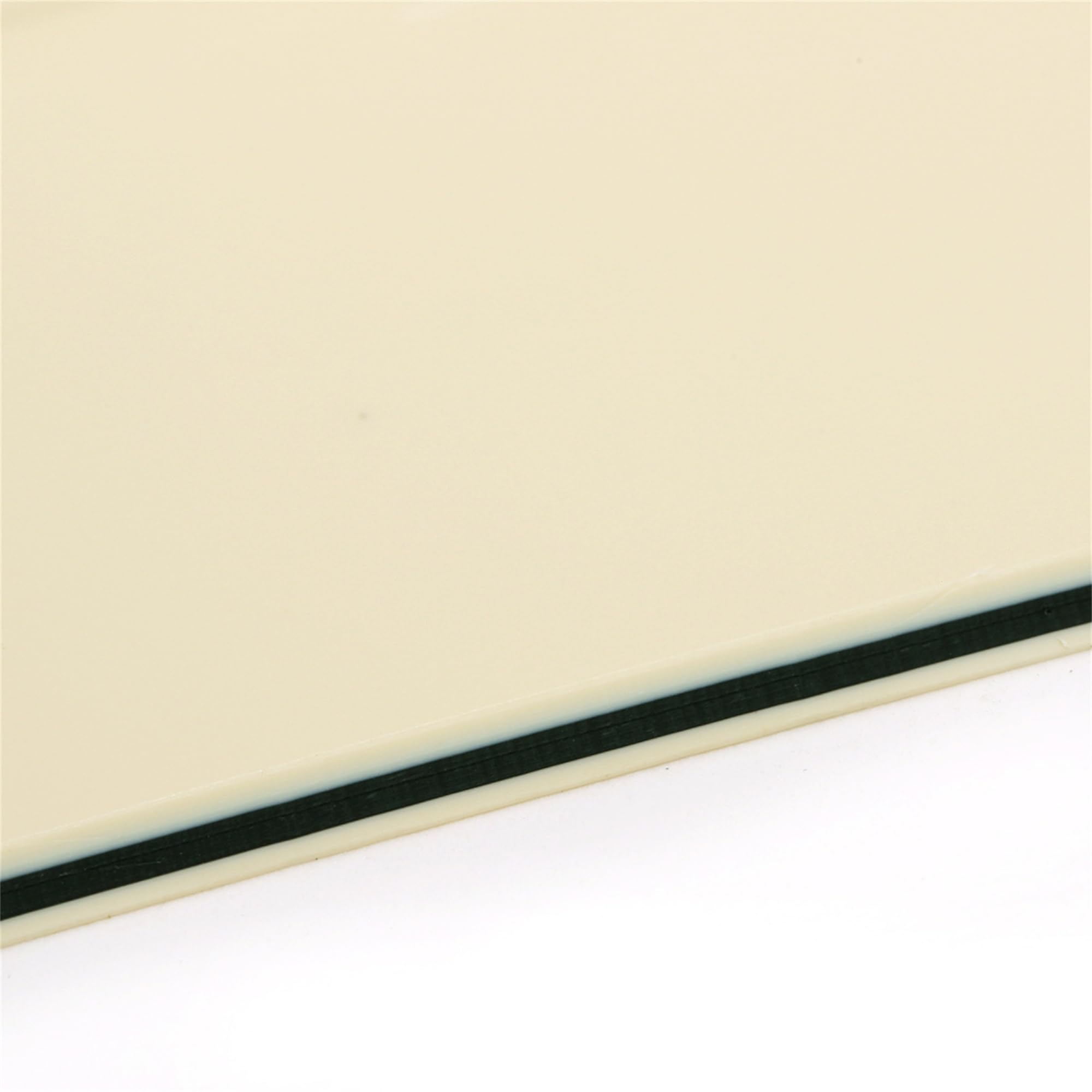 Musiclily Pro 8 Hole 50S 57 Vintage Style Strat Sss Guitar Pickguard For American Stratocaster, 3Ply Cream