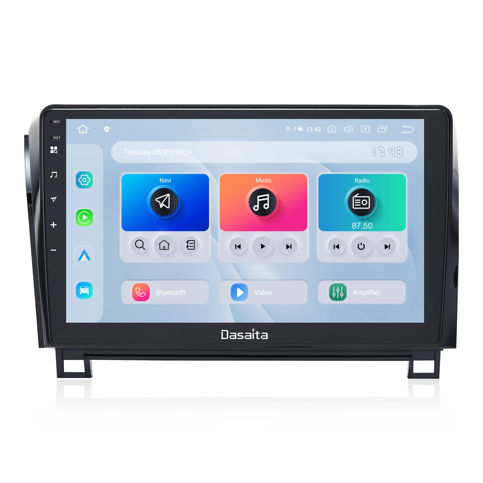 Dasaita Android 13 Car Stereo For Toyota Tundra 2007 2013 With Wireless Carplay & Android Auto, 10.2' Touch Screen Head Unit, Gps, Radio, 6G Ram 64G Rom, Bluetooth 5.0, 5G Wifi, 4G Lte