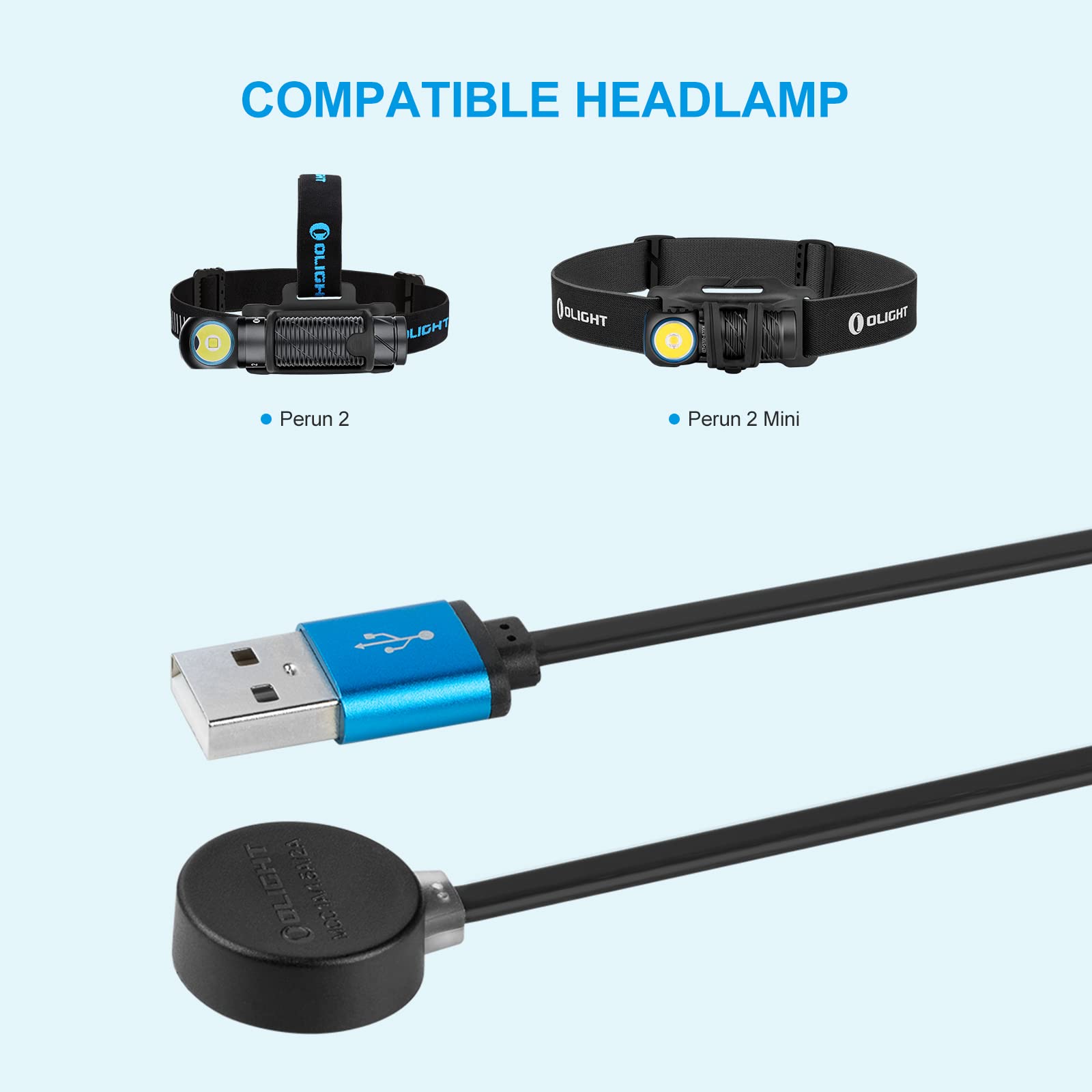 OLIGHT MCC 3 Black Smart Magnetic Charger for Odin/OdinMini/OdinS/PL-Mini3/Baton3/Warrior Mini2 & More