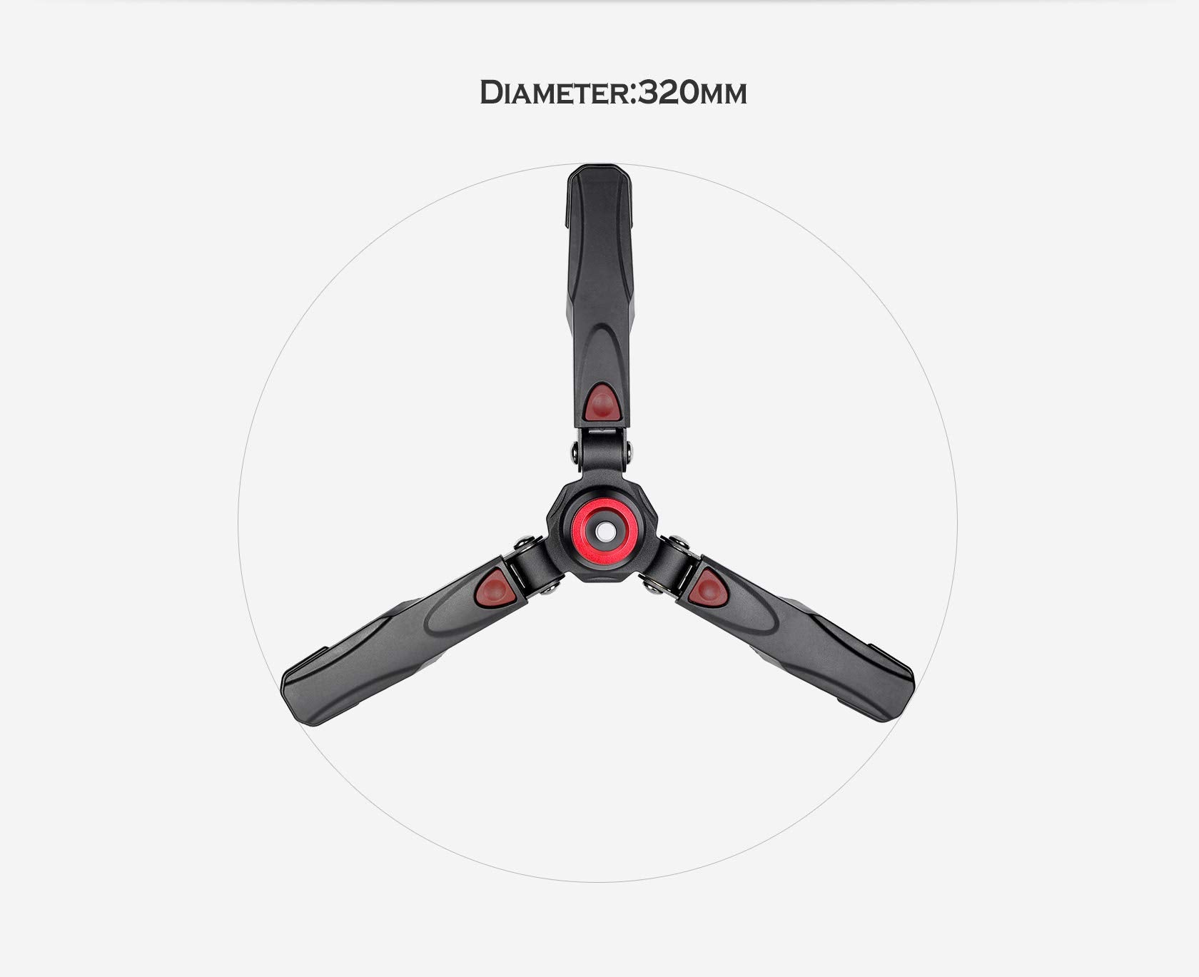 Leofoto Vd 02 Universal Folding Monopod Support Tripod Base 30 Tilt & 360 Panning