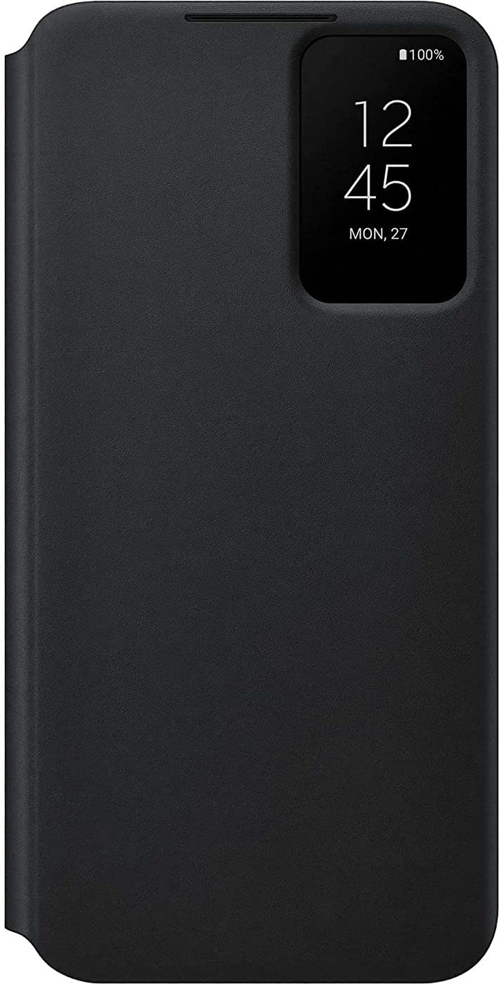 Samsung Smart Clear View Cover (Ee) Black Ef Zs906Cbegee For Galaxy S22+ S906 Silicone