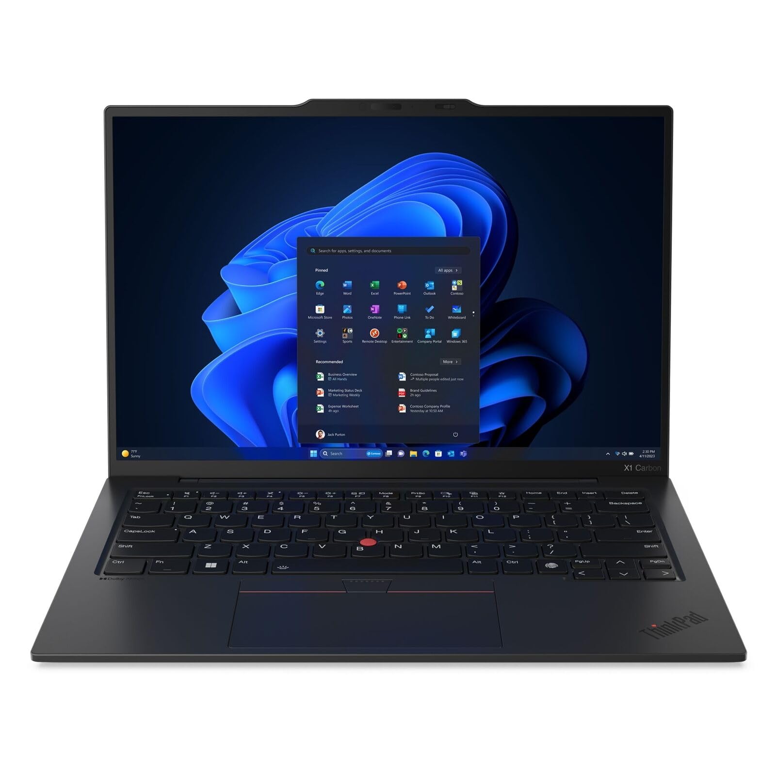Lenovo Thinkpad X1 Carbon Gen 12 21Kc00B1Us 14 Touchscreen Notebook - Wuxga - Intel Core Ultra 7 165U - Vpro Technology - Intel