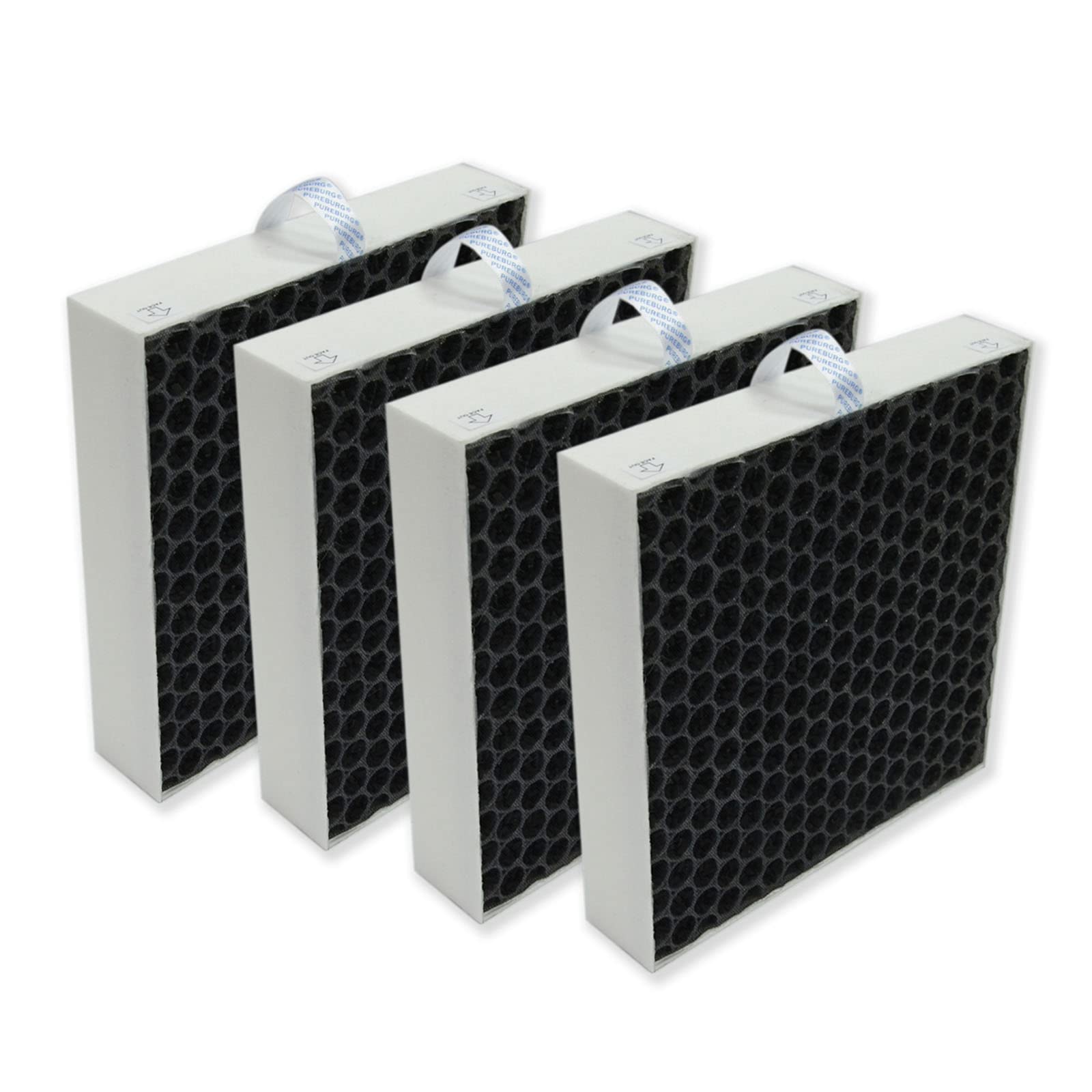 Pureburg Replacement True Hepa Filter Set Compatible With Blueair 5410I, 5440I Dustmagnet Air Purifiers 5400 Series, 3 Stage Fil