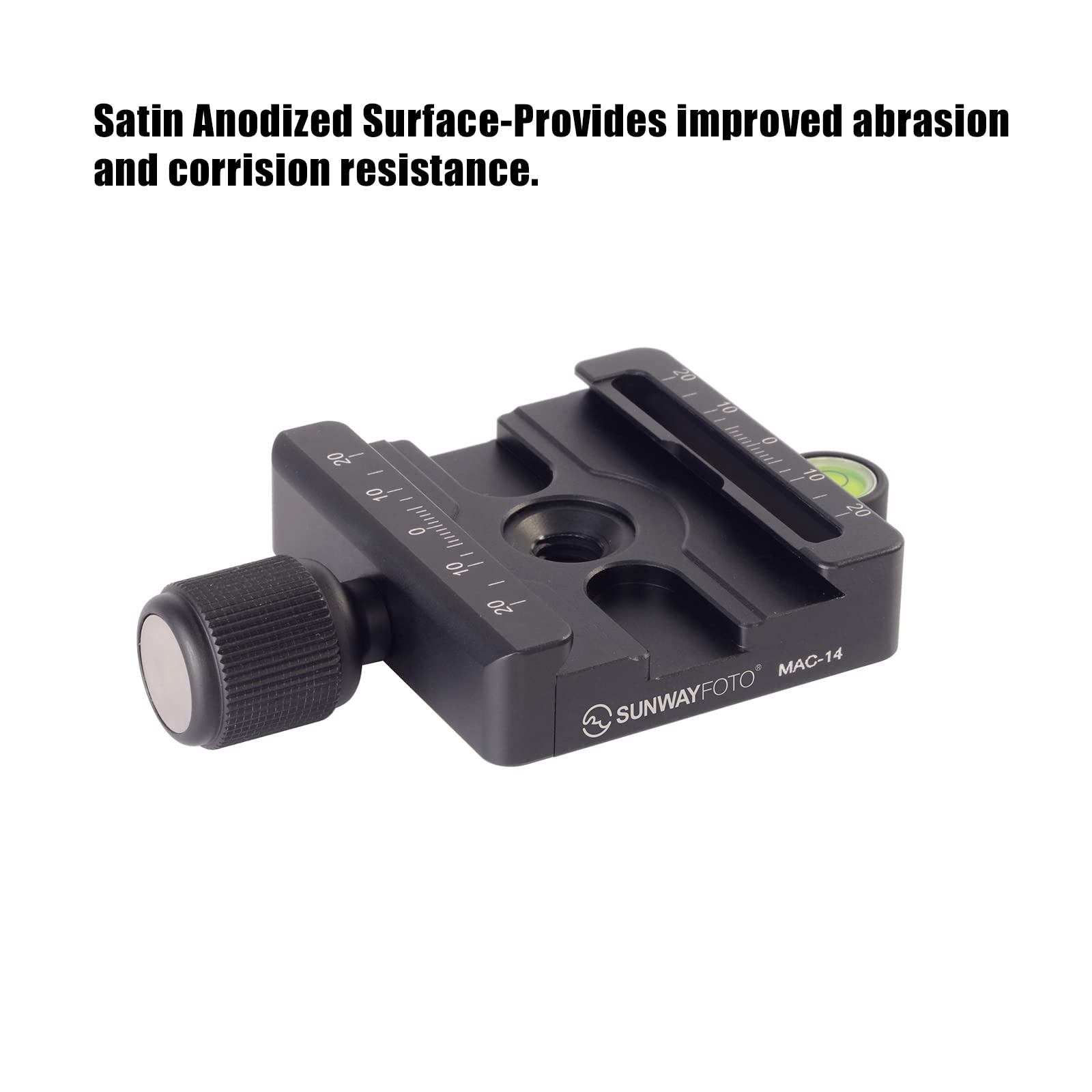 Sunwayfoto Mac 14 60Mm Clamp Arca/Manfrotto/Bogen Compatible/Tripod Head