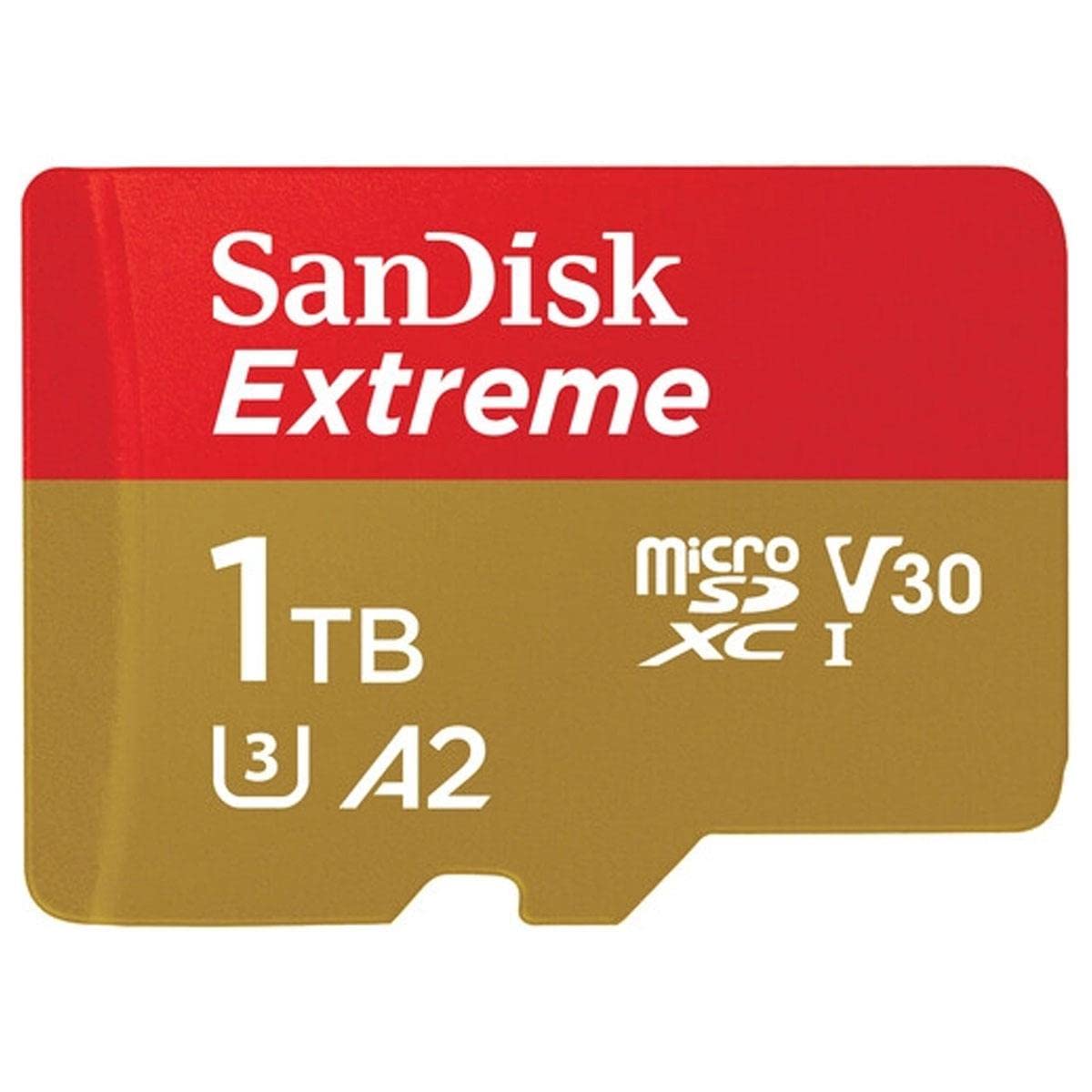 Sandisk Extreme 1Tb Uhs-I U3 Microsdxc Memory Card With Sd Adapter