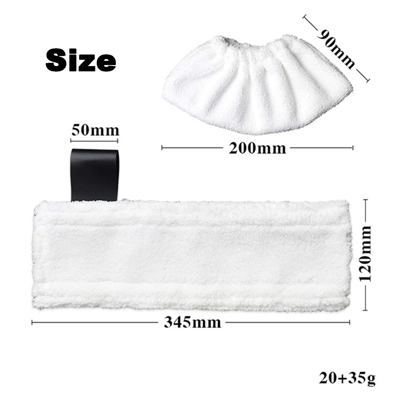 1 Pcs Replacement Microfibre Mop Cloths & Pads Set, Fit For Karcher Easyfix Steam Cleaner Sc2 Sc3 Sc4 Sc5