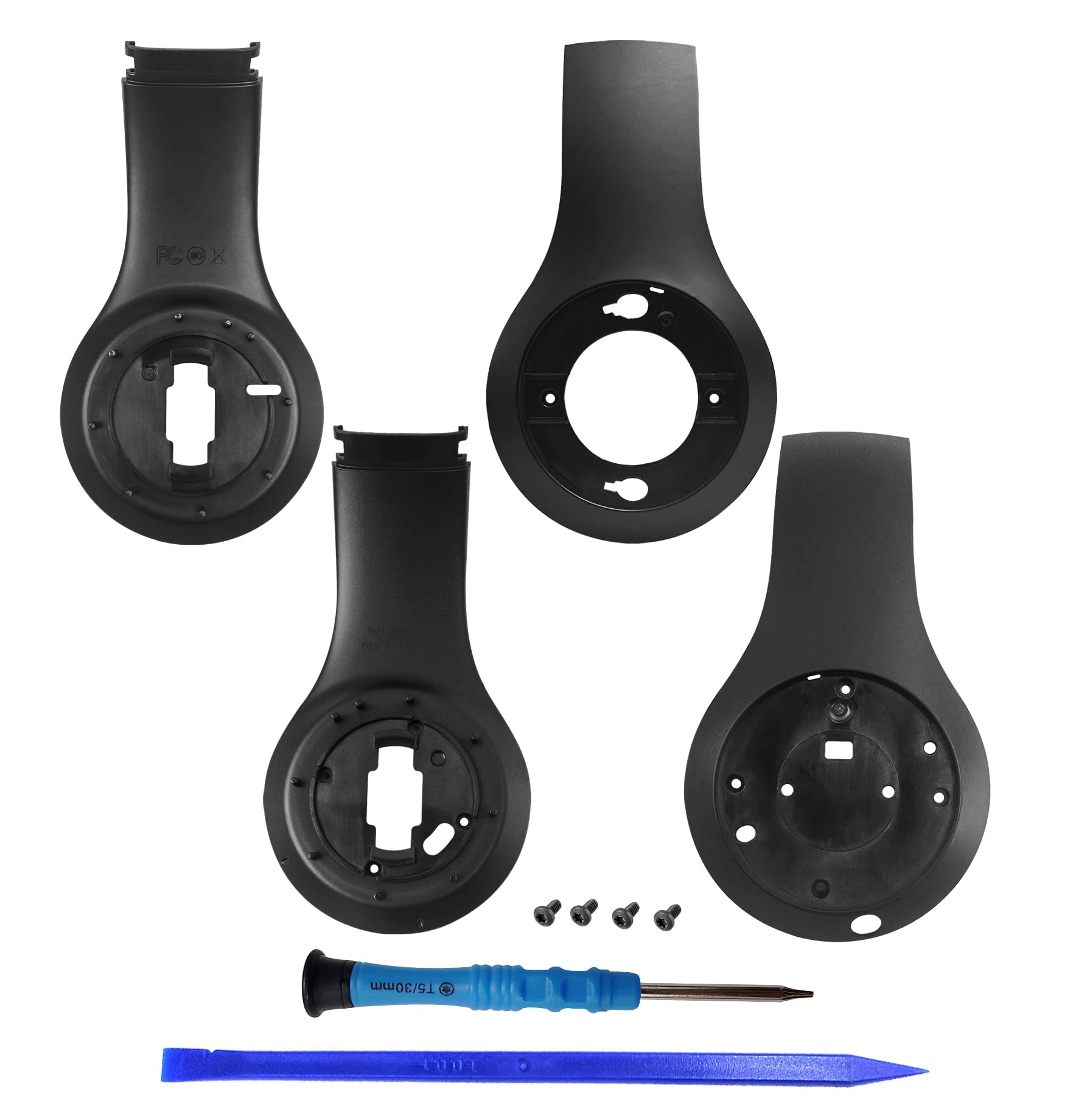 Knomix Housing Shell Including Left & Right Inside And Outside Panel Parts Accessories Replacement For Studio 3.0 Wired Wireless