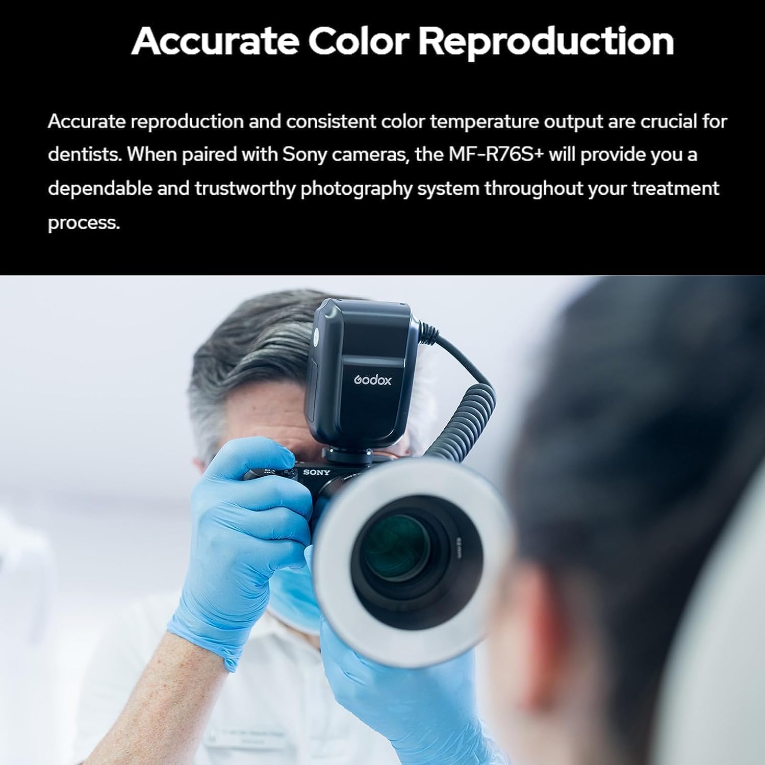 Godox Macro Video Light Mf-R76C