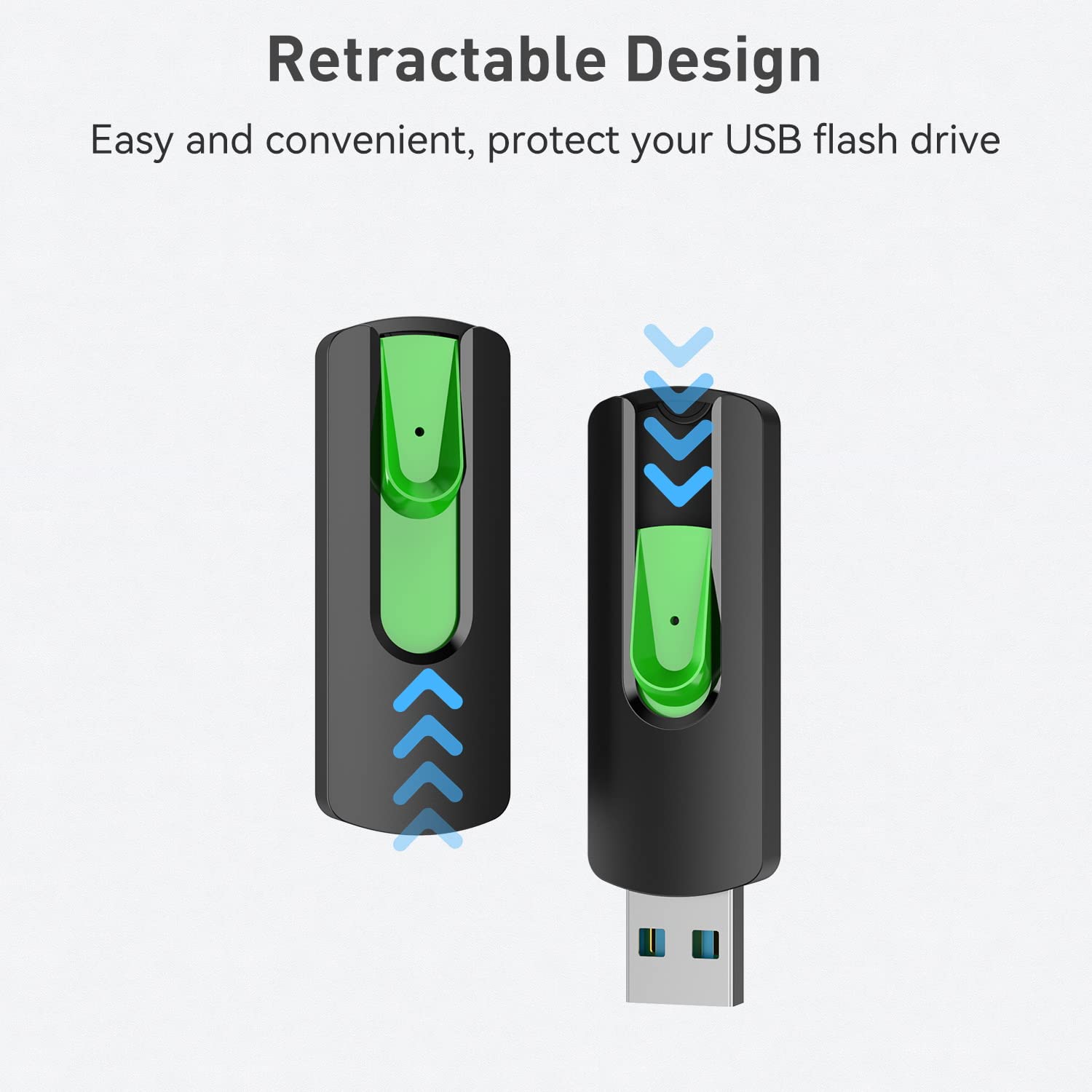 32Gb Flash Drive, Aiibe 32Gb Usb 3.0 Flash Drive 10 Pack 32Gb Usb Flash Drives Thumb Drive Retractable Memory Stick Usb Drive For Data Storage (32Gb, 5 Mixed Colors)