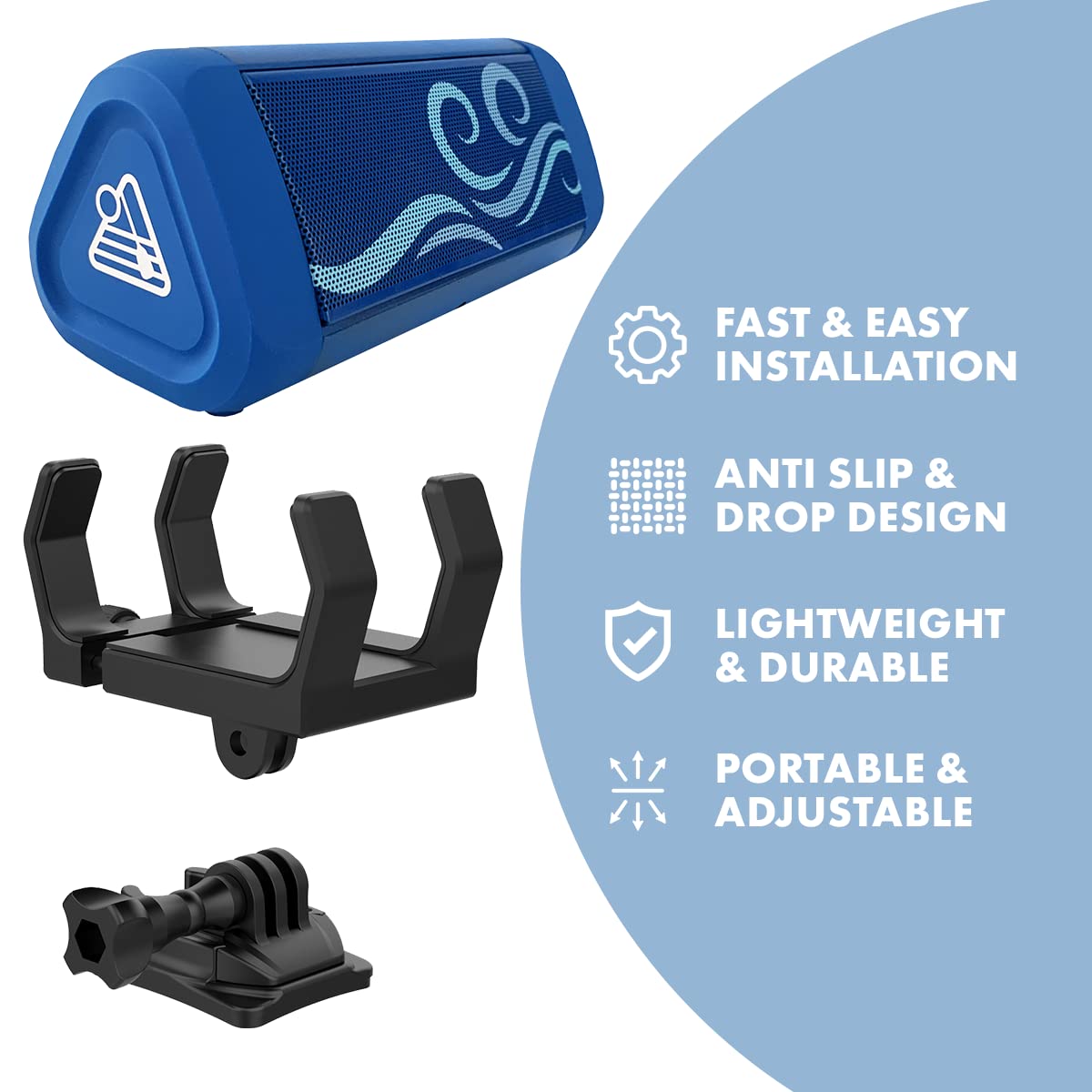 Oontz Sup Proprietary Speaker Bracket And Mount   Attach Your Angle 3 Sup Special Edition Speaker To Your Paddleboard, Surfboard