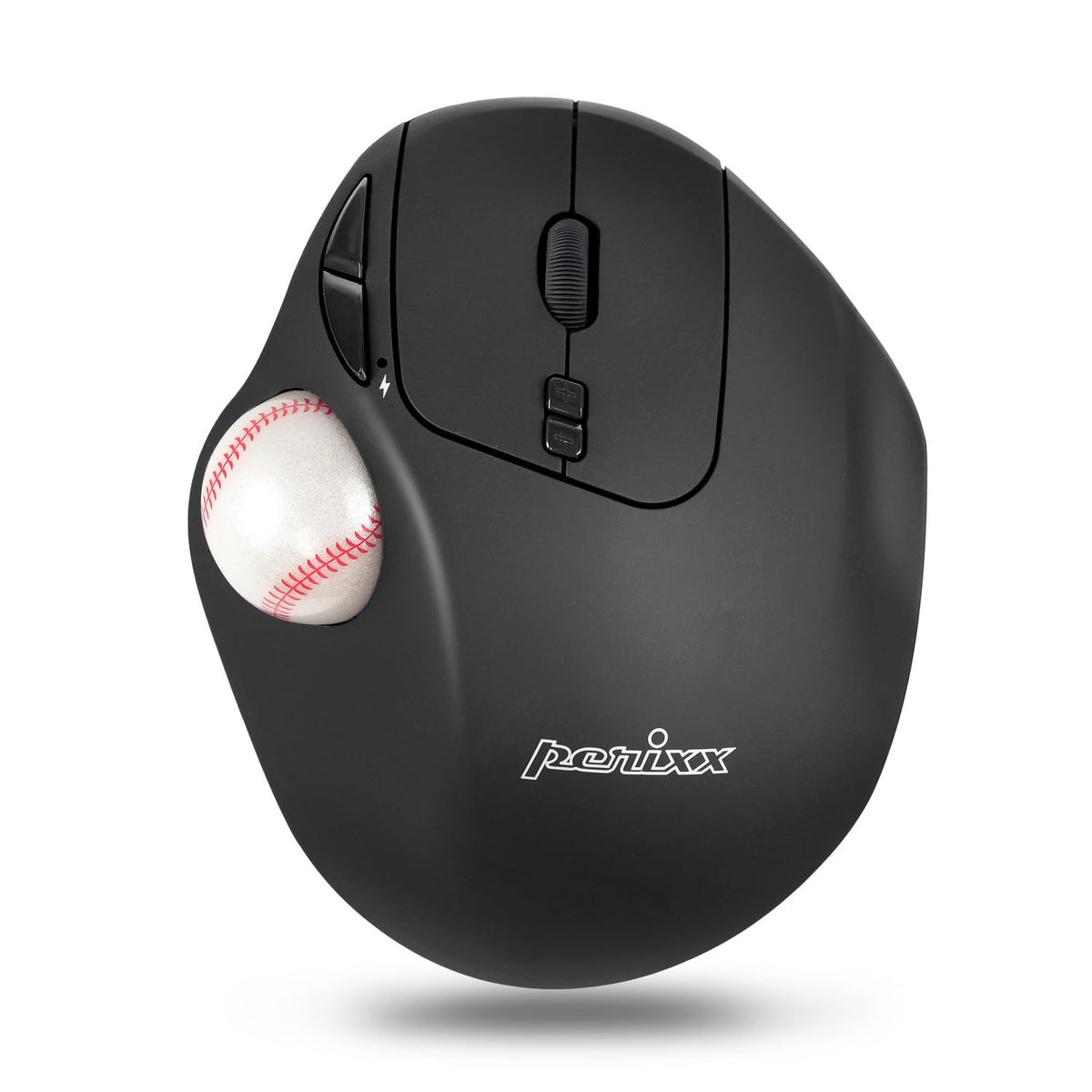 Perixx Perimice 717Bab Wireless Trackball Mouse   Build In 1.34 Inches Trackball   2 Dpi Switch   Unique Sports Baseball Design Edition