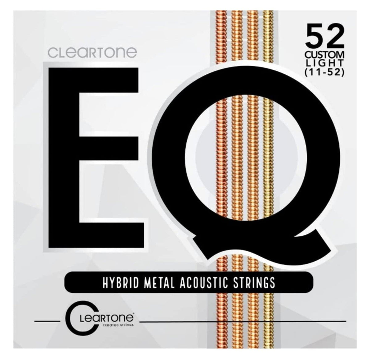 Cleartone EQ Hybrid Metal Acoustic Guitar Strings (11-52)