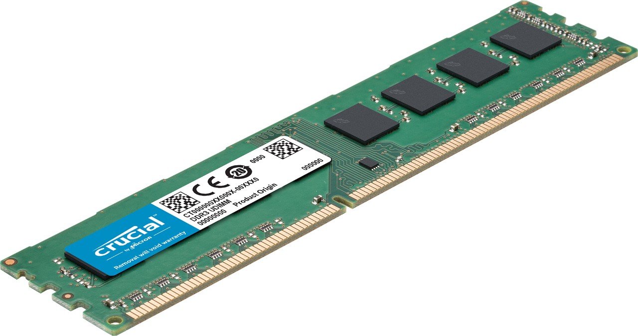 Crucial 8Gb Single Ddr3/Ddr3L 1600 Mt/S (Pc3 12800) Dr X8 Ecc Udimm 240 Pin Memory   Ct102472Bd160B