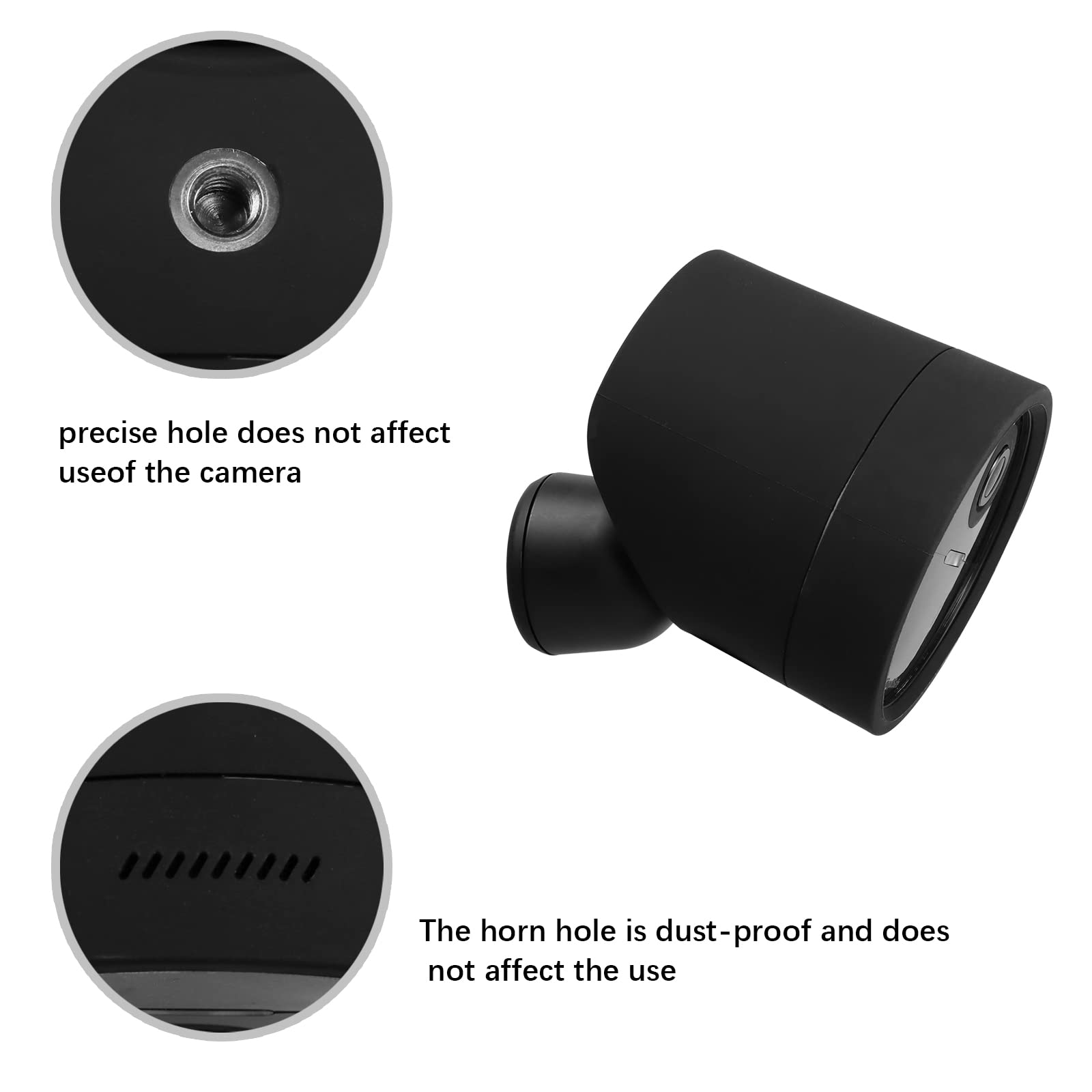 Holaca Weatherproof Silicone Skin For Simplisafe Wireless Outdoor Security Camera Anti Scratch Protective Cover   Extra Protect