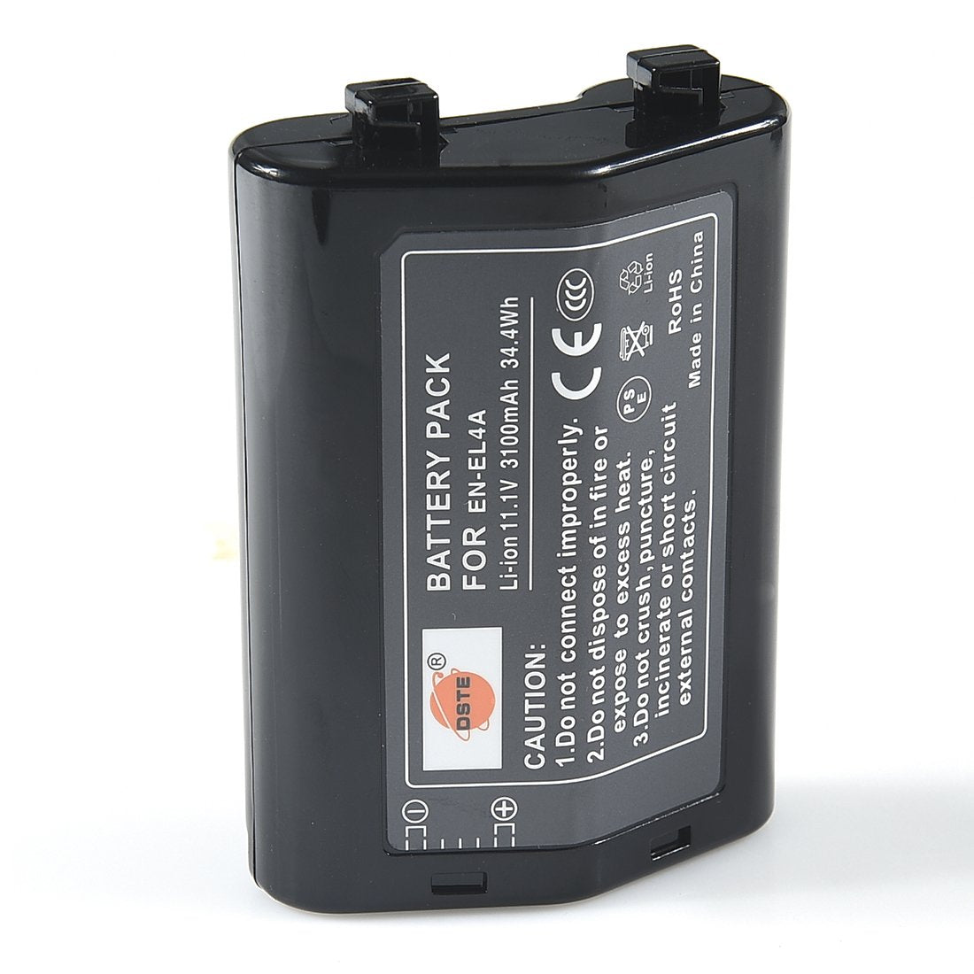 DSTE EN-EL4A Rechargeable Li-ion Battery for Nikon D2Z D2H D2Hs D2X D2Xs D3 D3S D3X F6 Battery Grip as EN-EL4 ENEL4 ENEL4A