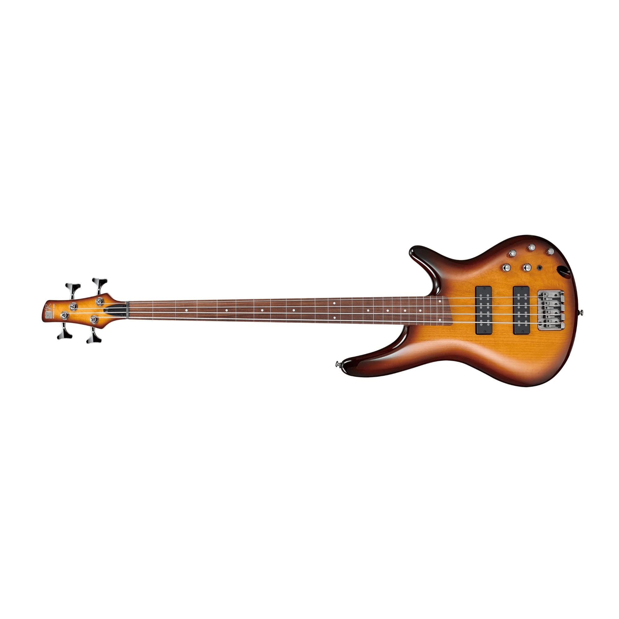 Ibanez Sr370Ef 4 String Fretless Electric Bass Brown Burst