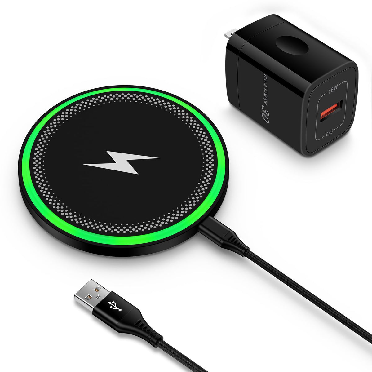 15W Fast Wireless Charger Samsung For Galaxy S25 Plus/S25 Ultra/S24 Fe/S23/S22 S21 Z Flip Fold 6 5, Wireless Charging Pad Phone 
