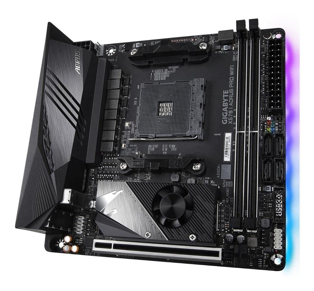 Gigabyte X570 I Aorus Pro Wi Fi (Amd Ryzen 3000/X570/Mini Itx/Pcie4.0/Ddr4/Usb 3.1/Realtek Alc1220 Vb/Displayport 1.4/2Xhdmi 2.0