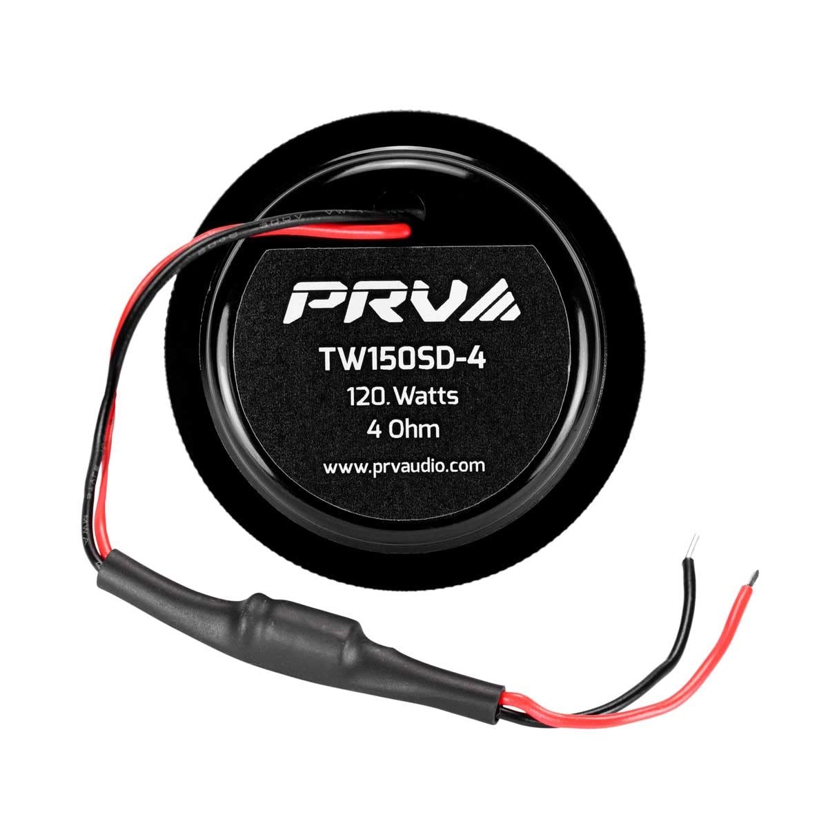 Prv Audio Soft Dome Tweeters 240 Watts 4 Ohm Tw150Sd 4 With Built In Crossover, 32 Mm Silk Dome, Neodymium Magnet For Car Audio And Motorcycle Systems Easy Flush Mount (Pair)