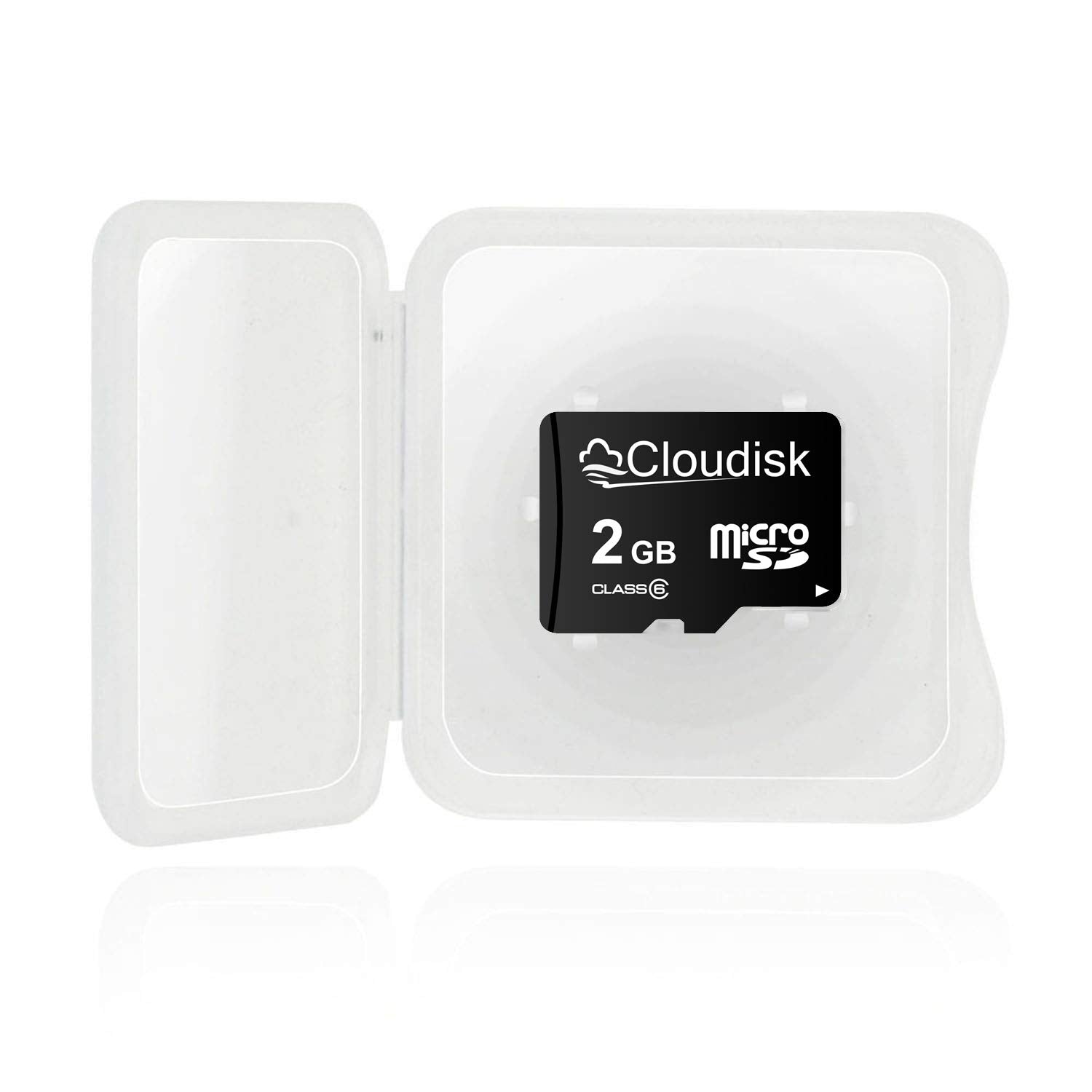 Cloudisk Pack Of 10 Micro Sd Card 2Gb Flash Memory Card C6 With Sd Adapter, Card Reader (2Gb)