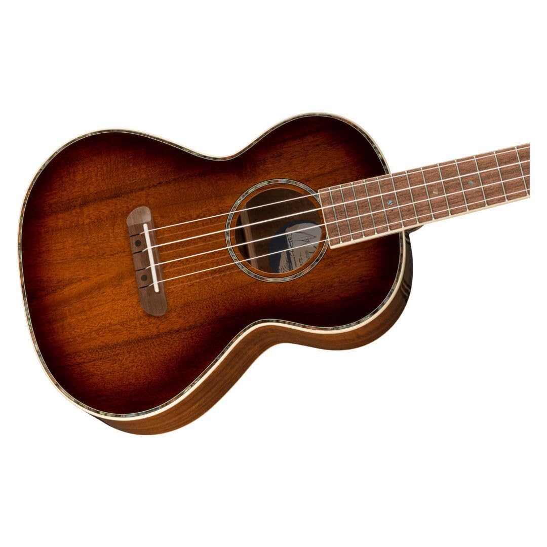 Fender Montecito Tenor Ukulele, Shaded Edge Burst, With Gig Bag