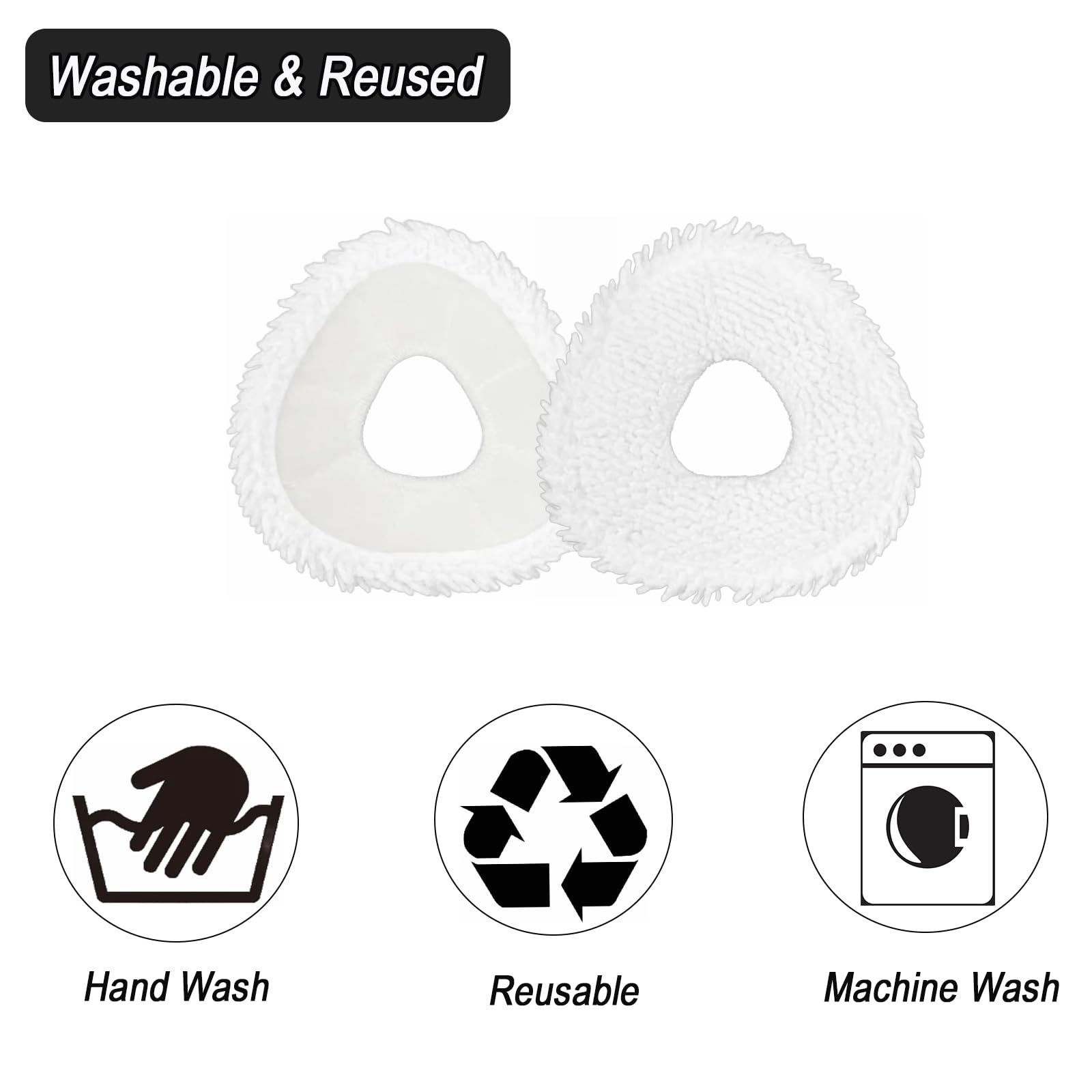 Frexusuent 6 Pcs Replacement Mop Pads For Narwal Freo X Ultra/ J4 Robot Vacuum Cleaner, Washable And Reusable Microfiber Mop Pad