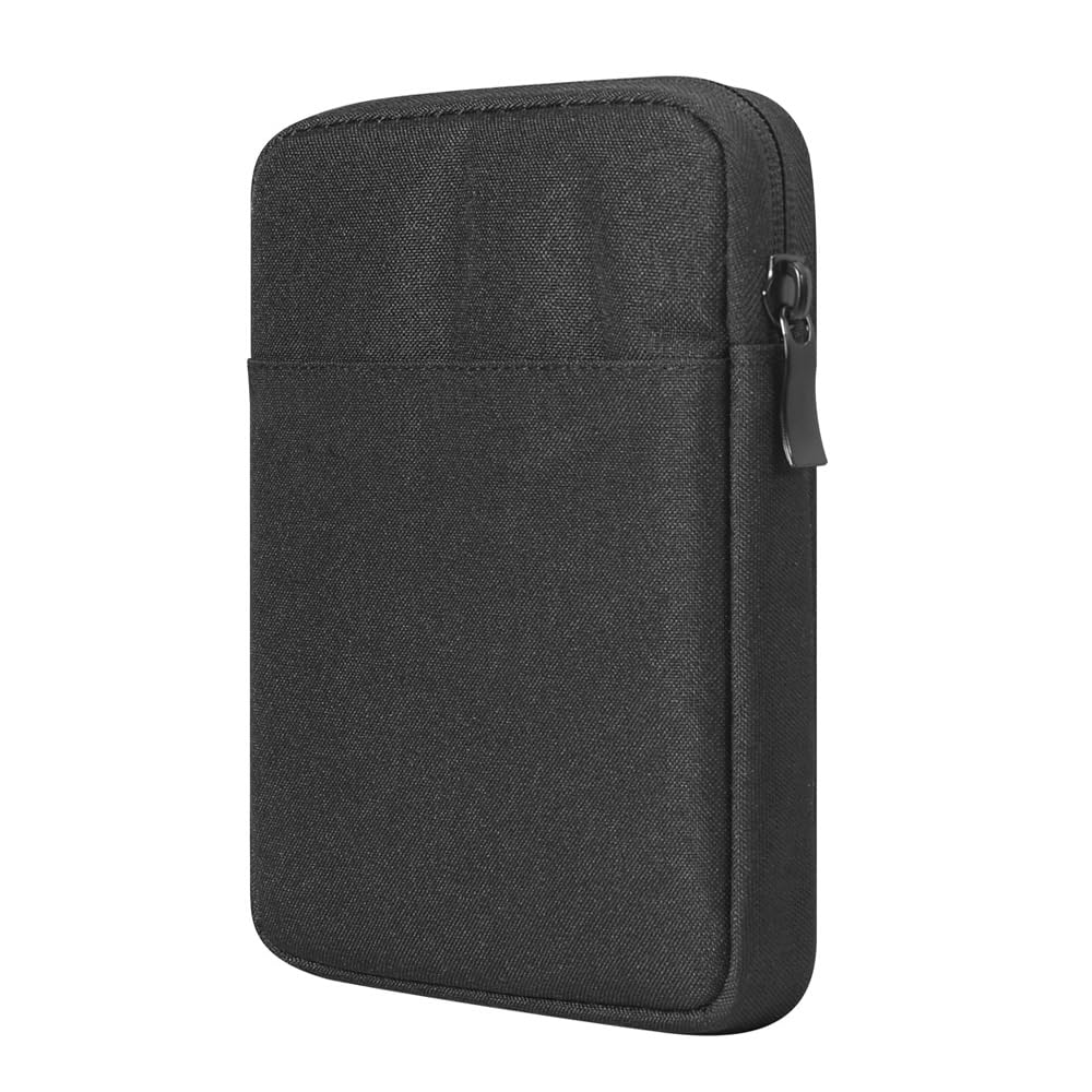 E Reader Sleeve Case Bag For 6 Inch Ebook Reader Tablet Protective Cover Pouch (Black)