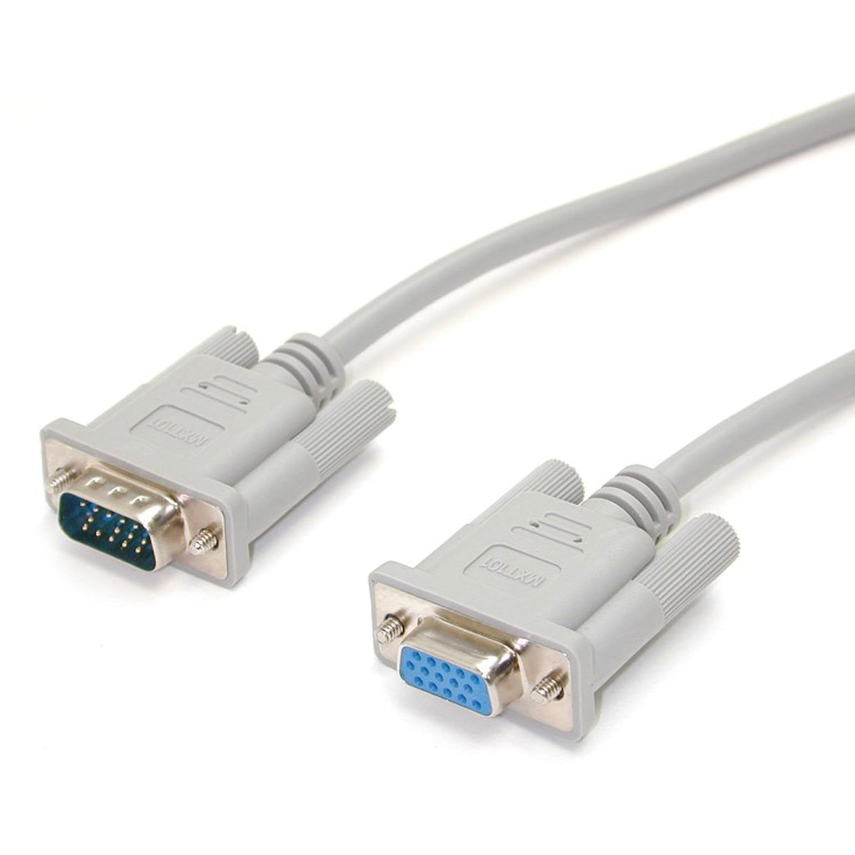 Startech.Com 15 Ft Vga Monitor Extension Cable   Hd15 M/F   Supports Resolutions Up To 800X600 (Mxt105) Gray