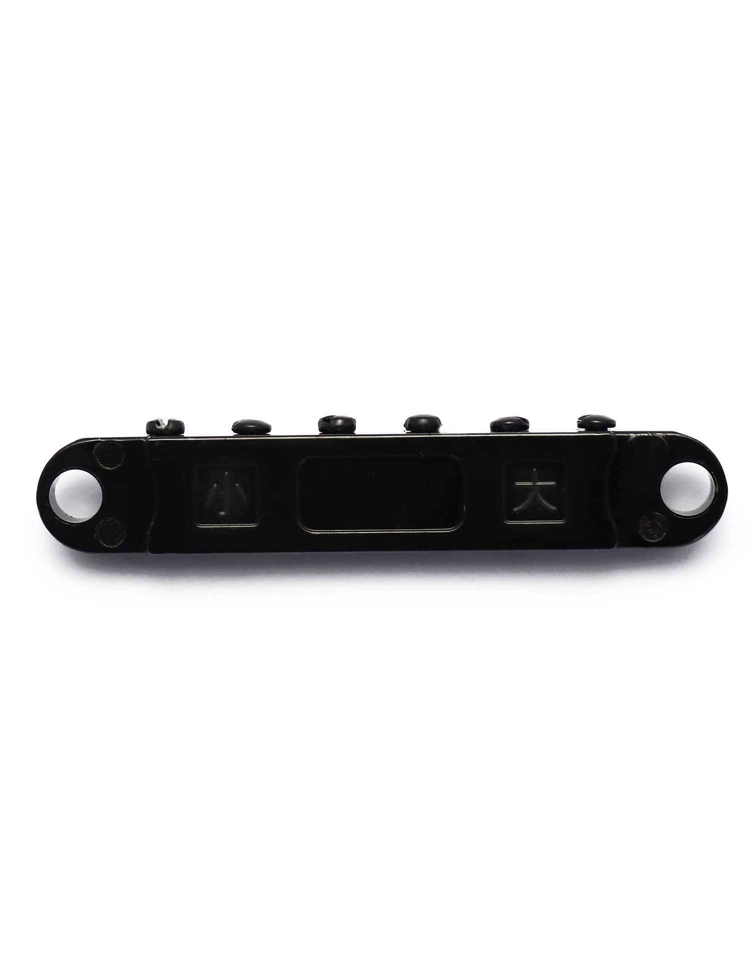 Metallor Tune O Matic Electric Guitar Bridge For Sg Les Paul Lp Style Guitar Parts Replacement. (Black)