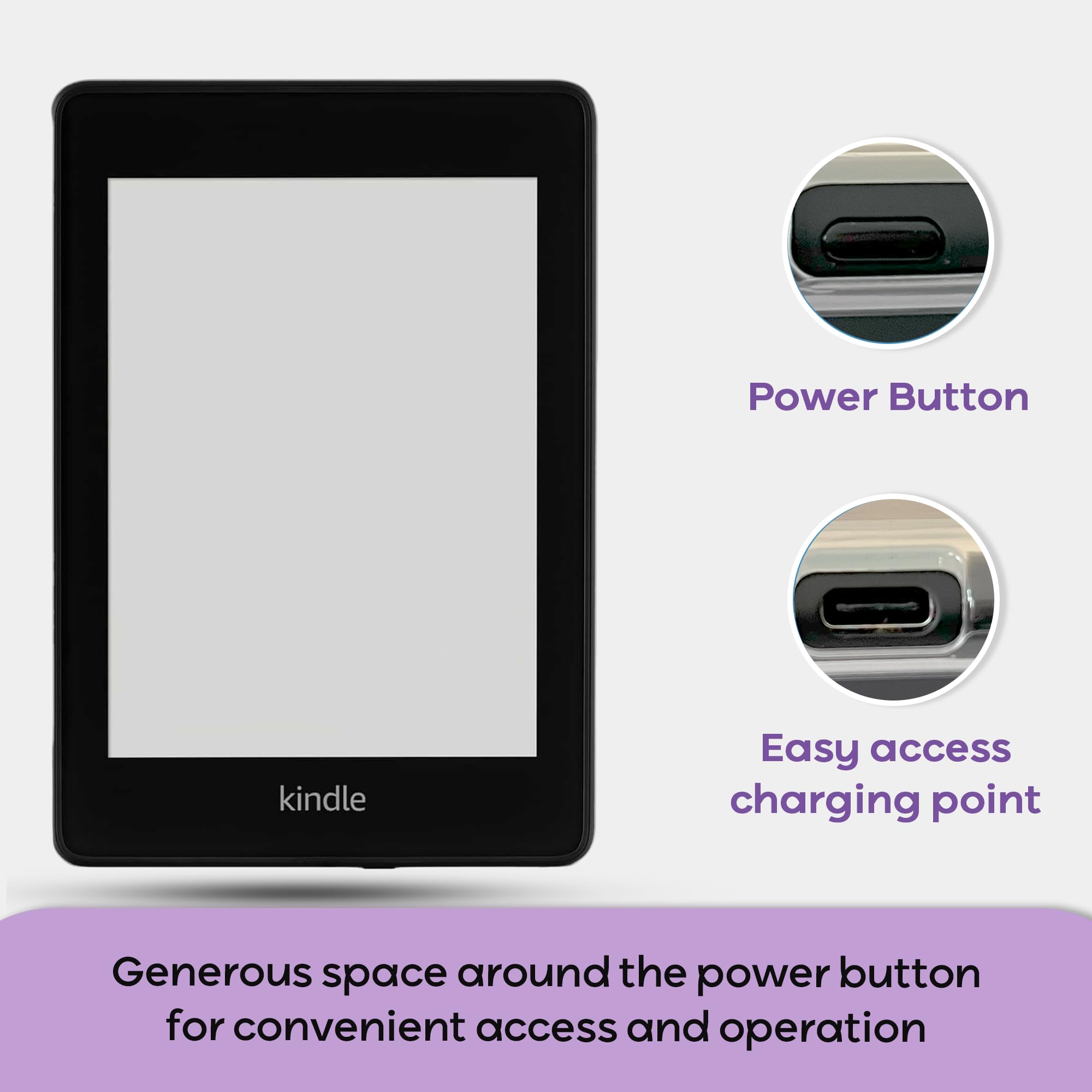 Strapsicle Clear Case For Kindle 10Th Generation (2019)   Transparent Silicone Protector Cover For Kindle Devices   Enhanced Pro